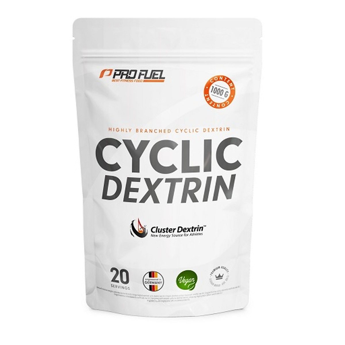 ProFuel Cyclic Dextrin Cluster Dextrin™ 1000g Pulver, 1000 g