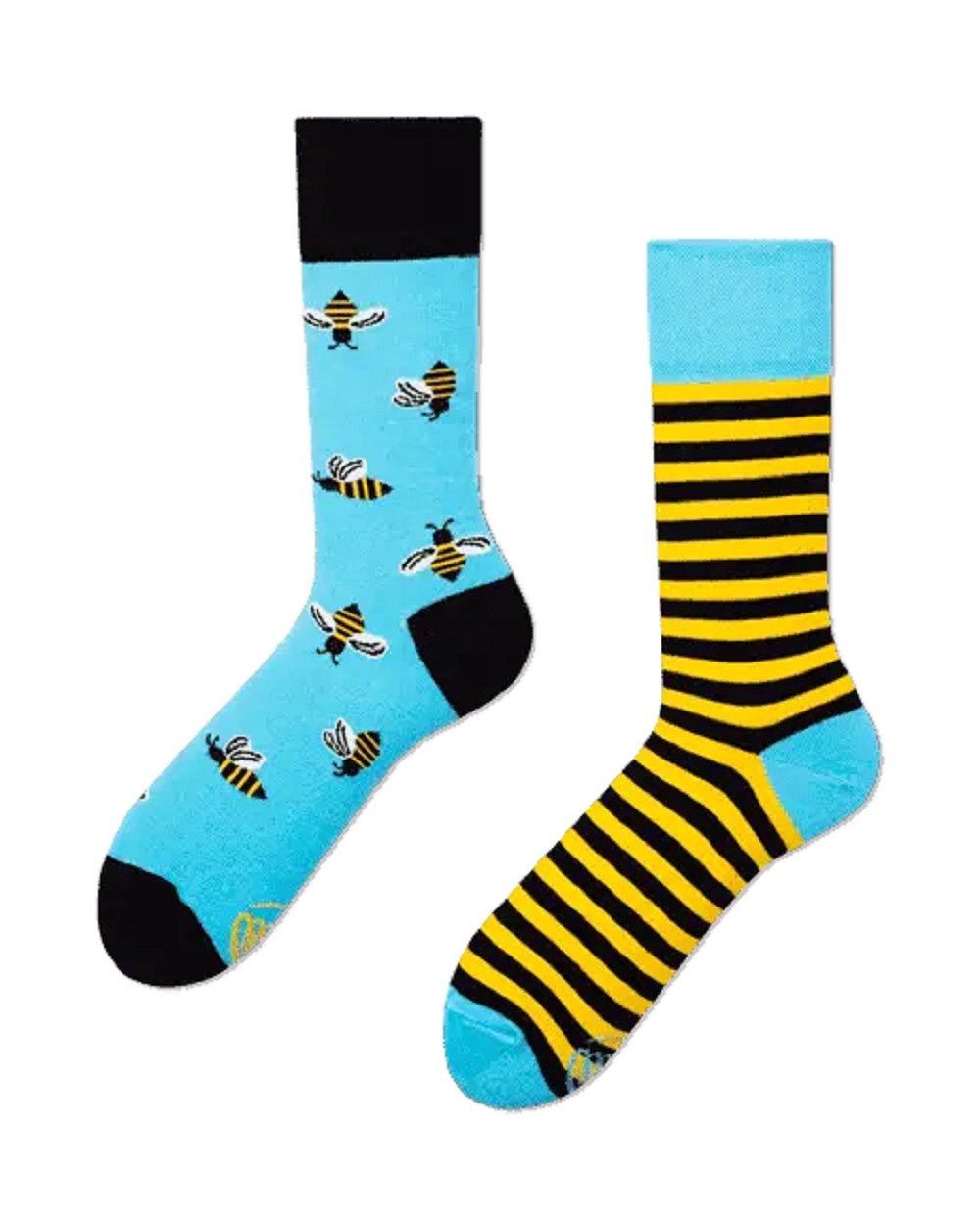 Many Mornings Freizeitsocken Many Mornings Socken Bee Bee (1 Paar, 1-Paar, 1 Paar) immer ein dismatching Paar