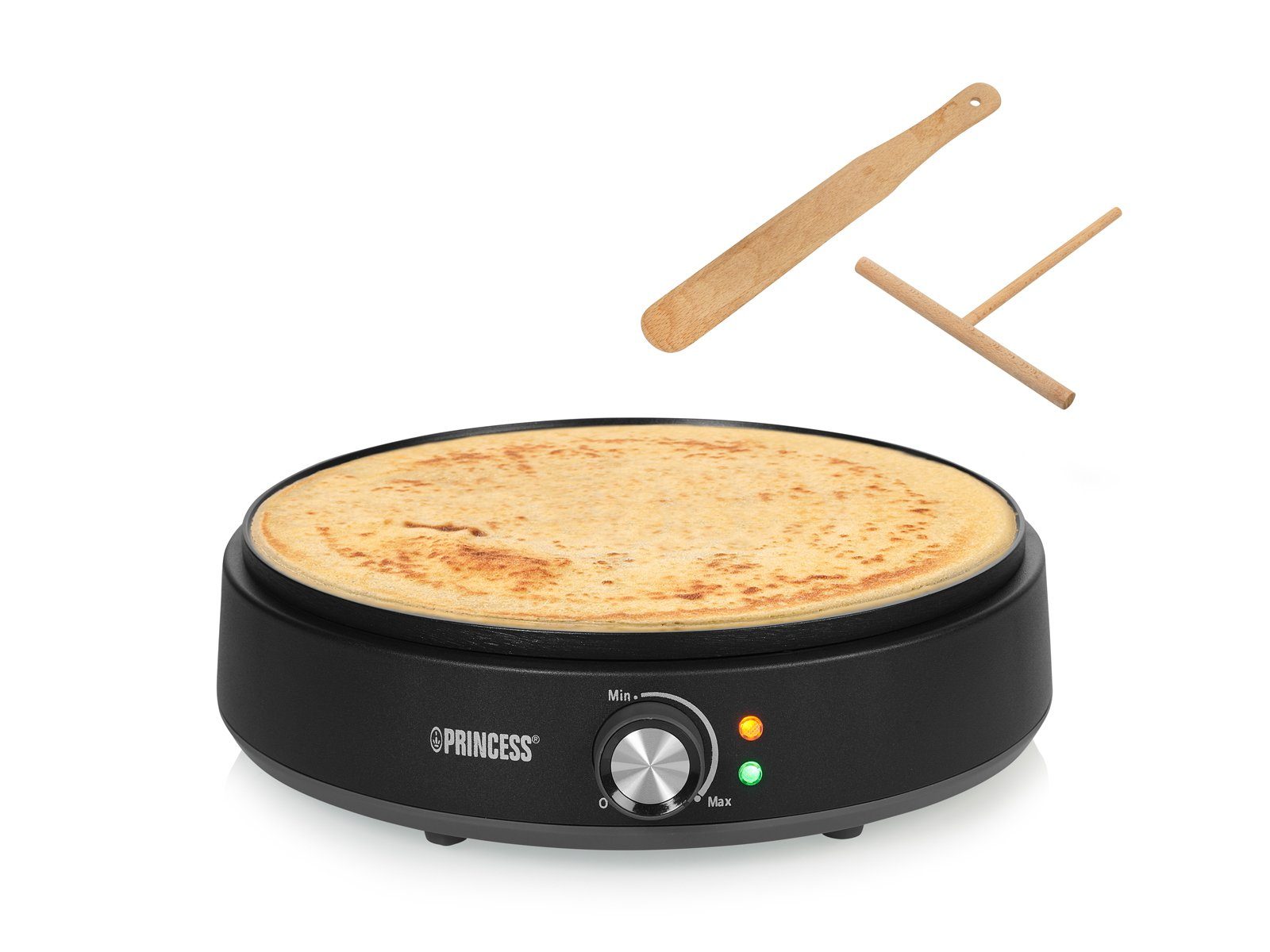 W, PRINCESS Ø cm, Pancake machen Backplatte Maker 30 Crêpesmaker, Suzettes selber für Crepes-Eisen 1200 große