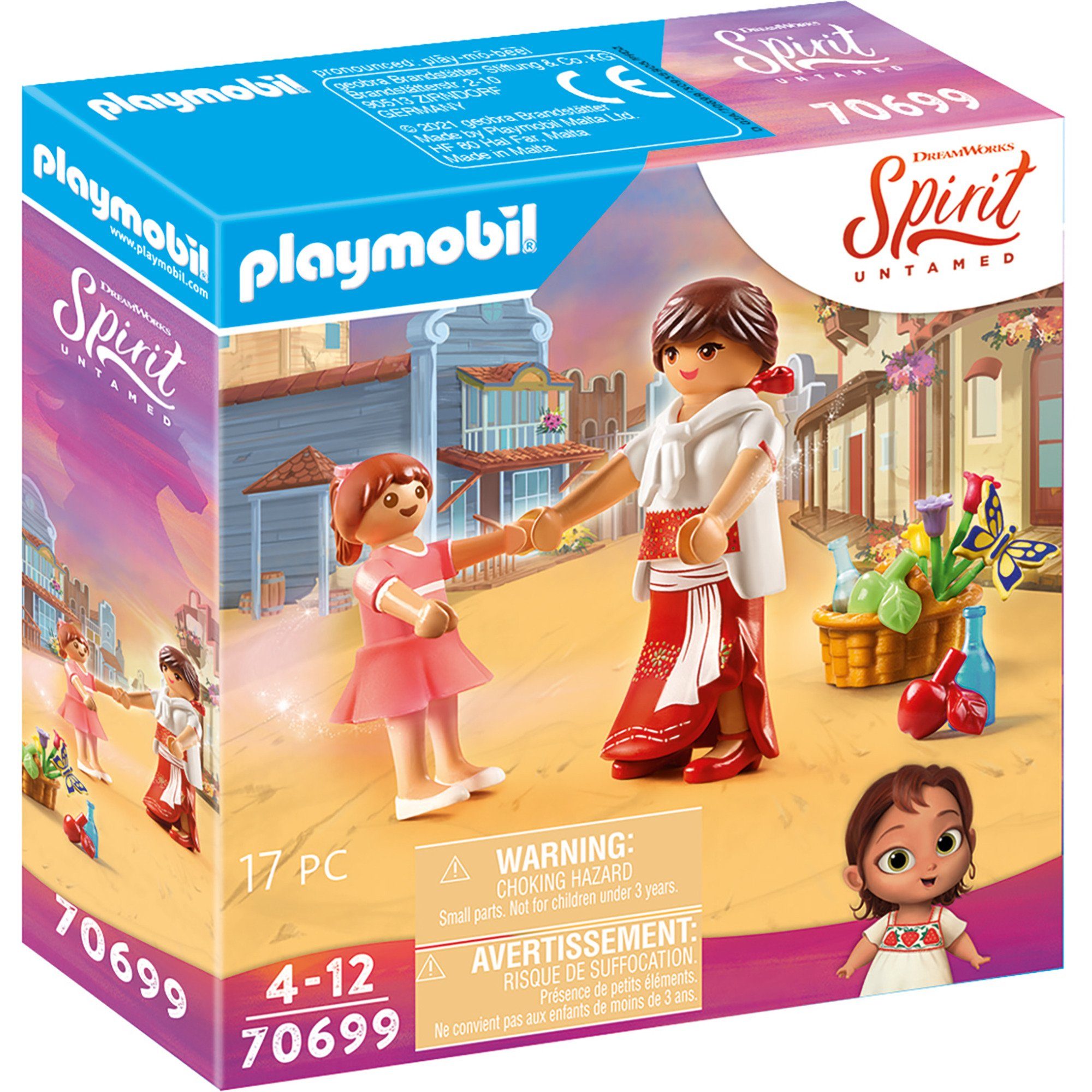 Playmobil® Konstruktionsspielsteine Spirit Klein Lucky & Mama Milagro,  Altersangabe: von 4 Jahren bis 12 Jahren