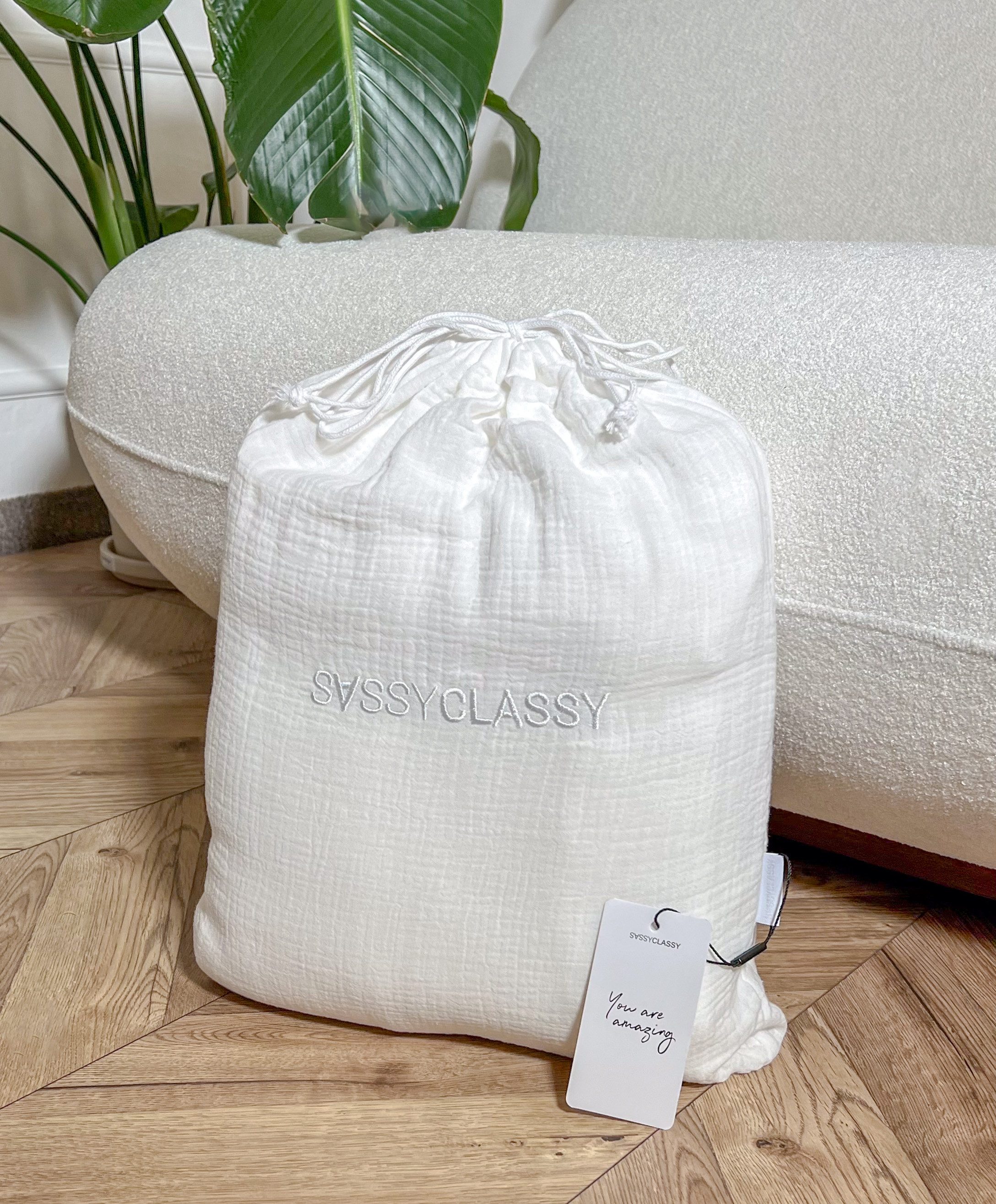 SASSYCLASSY Bettwäsche, Baumwolle, 3 teilig, Musselin Bettwäsche aus Baumwo günstig online kaufen