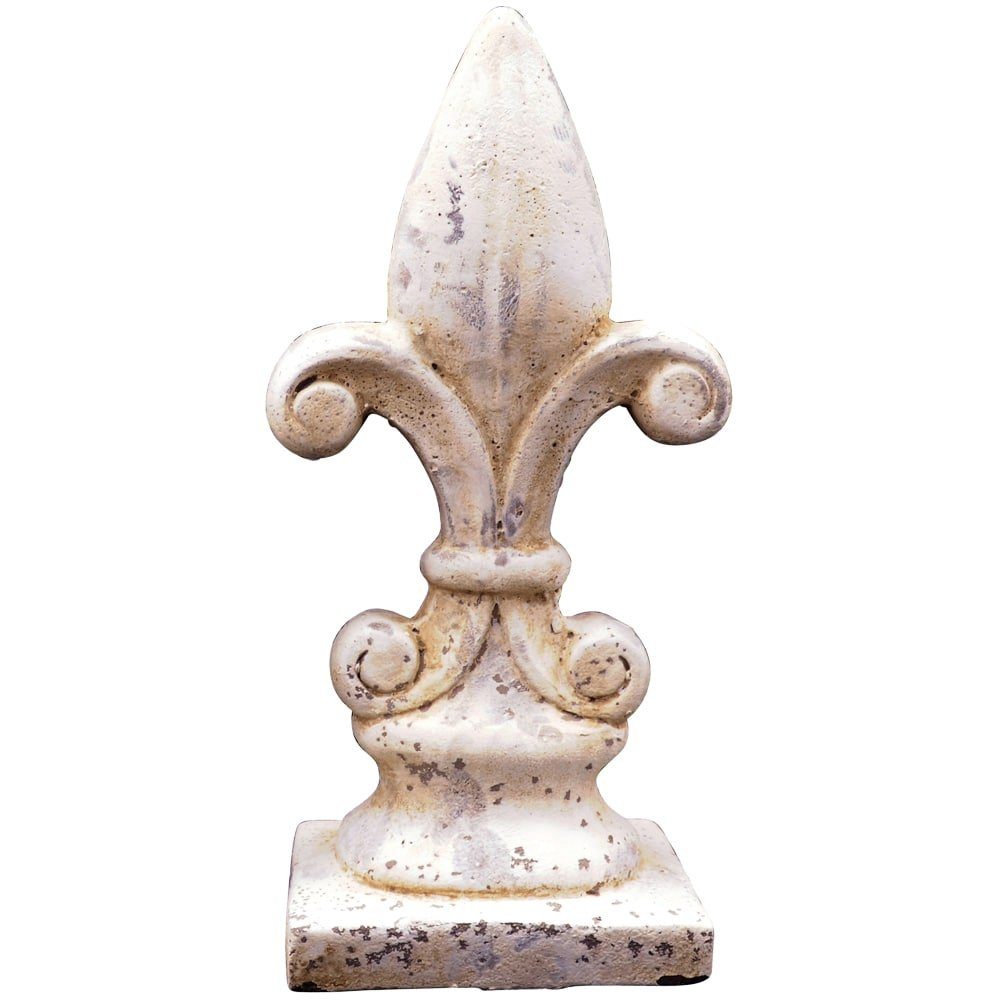 matches21 HOME & HOBBY Gartenfigur Lilie Dekofigur Antikoptik Zement creme günstig online kaufen