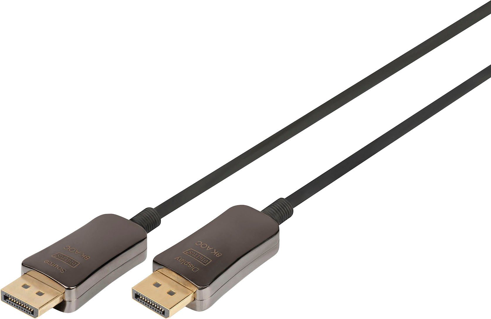 SAT-Kabel, DisplayPort Glasfaserkabel, Digitus (1500 DisplayPort™ Hybrid cm) AOC UHD 8K