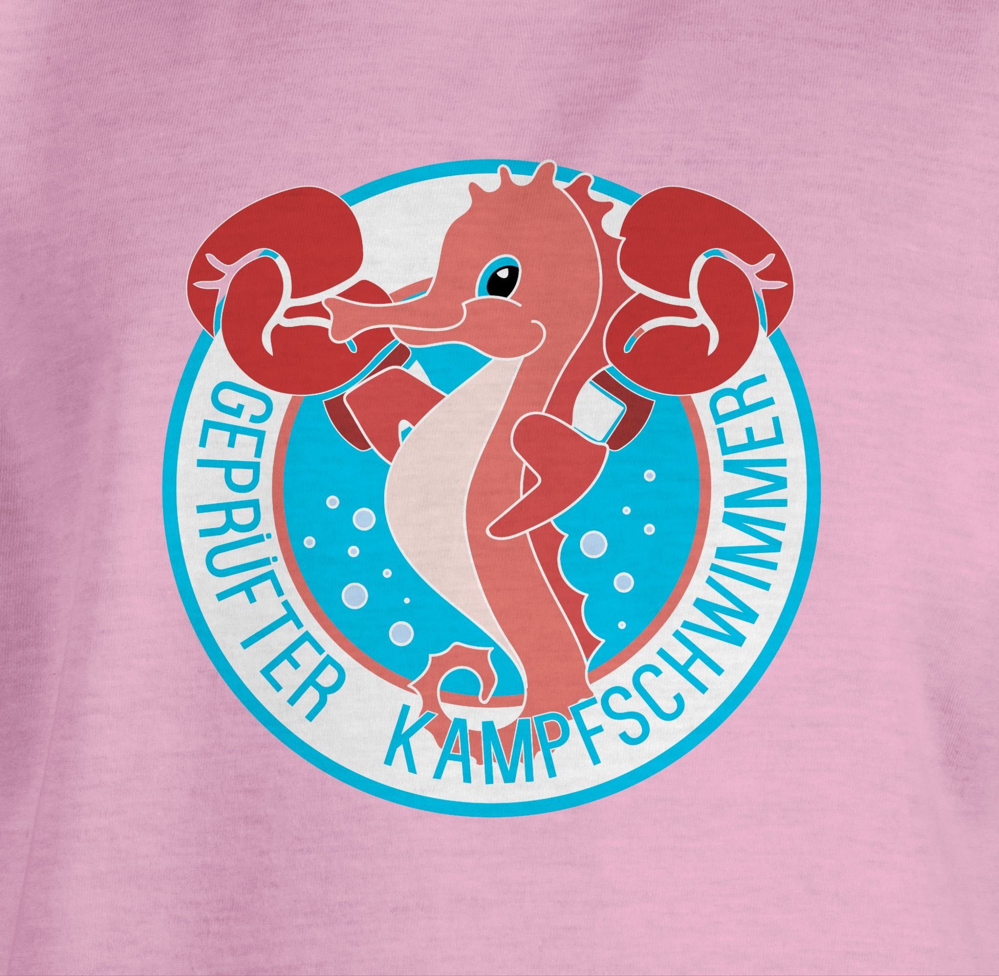 Rosa Kleidung Seepferdchen Kinder 2 T-Shirt Sport Shirtracer