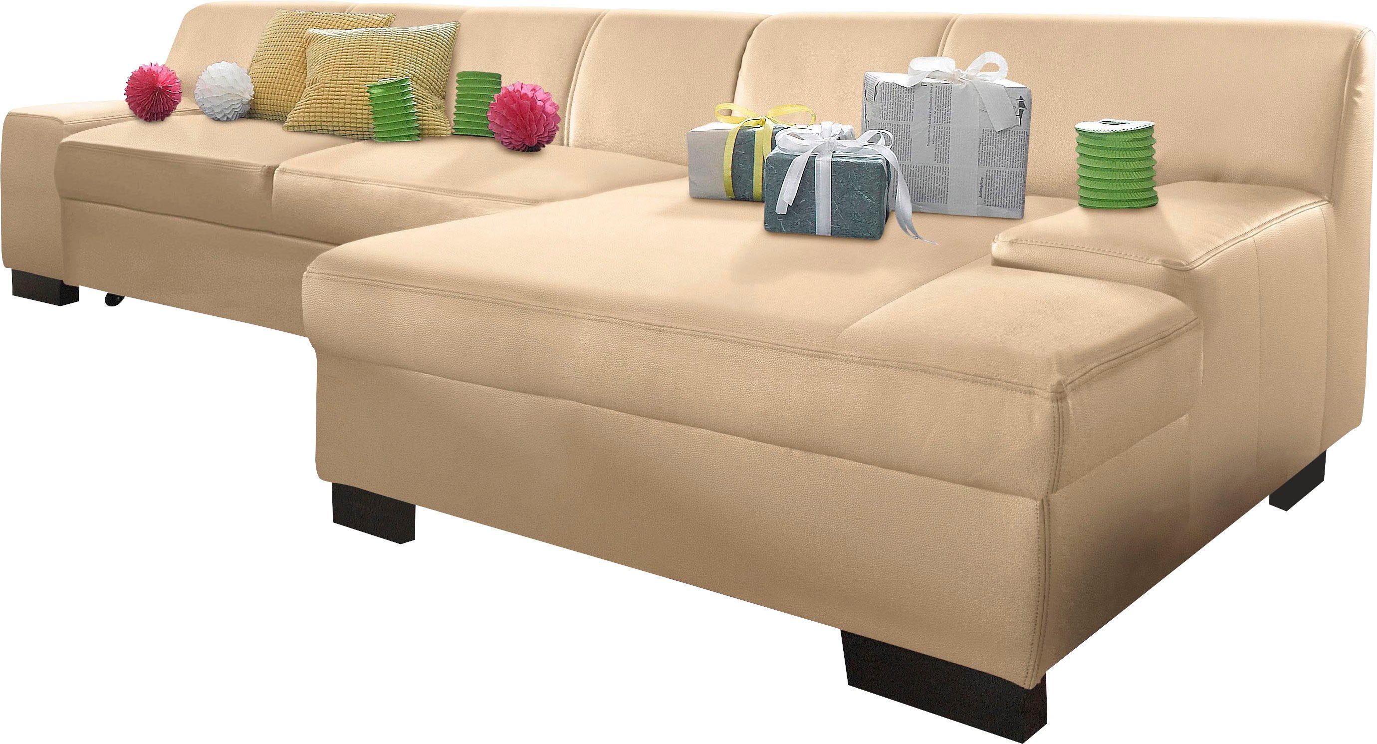 DOMO collection Ecksofa »Norma«, wahlweise mit Bettfunktion-Otto