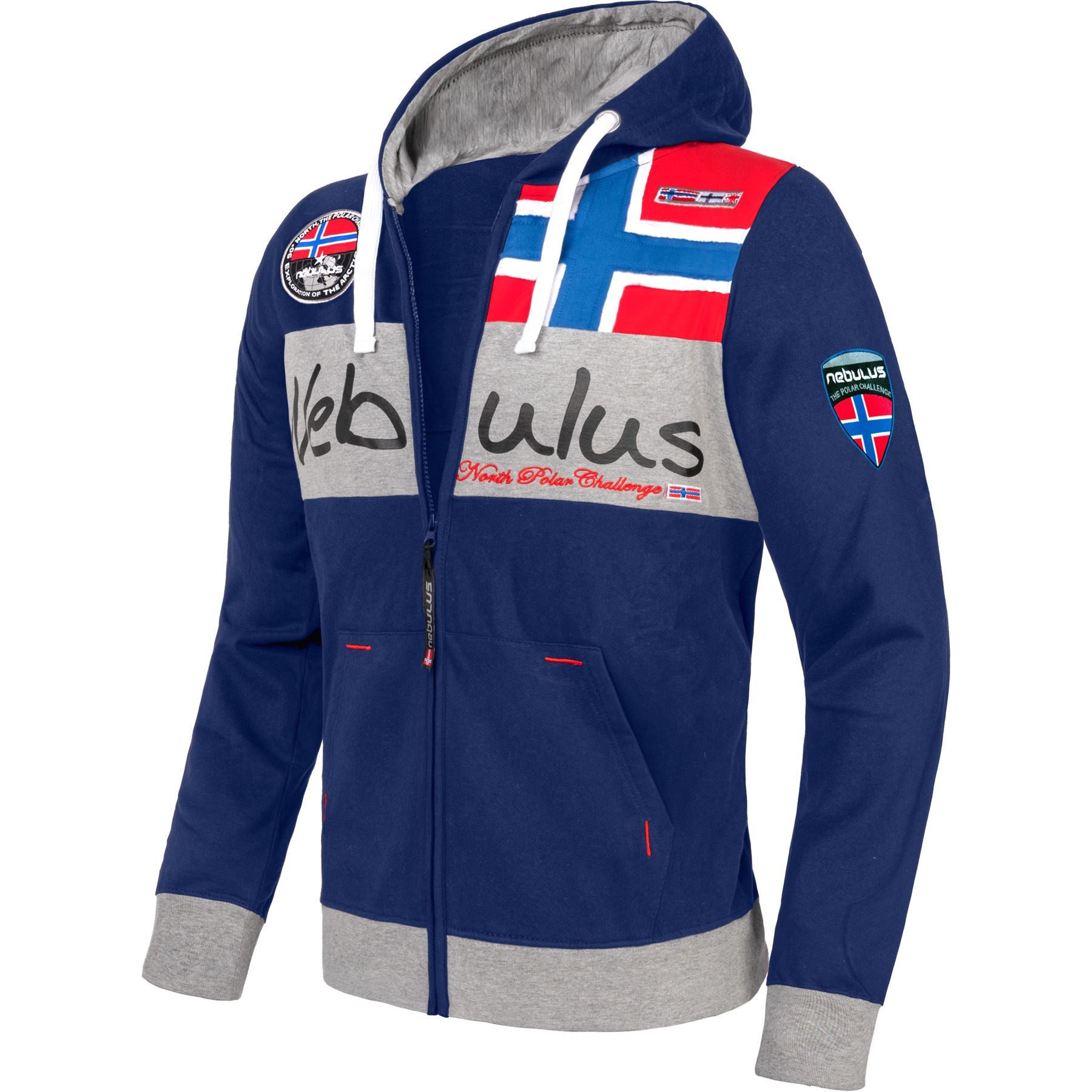 Nebulus Sweatjacke NAPA, Q1064 - Herren, navy, XXL günstig online kaufen
