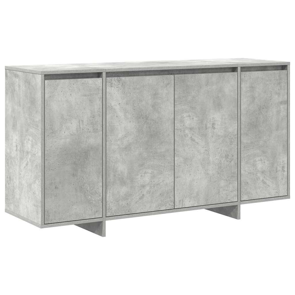 vidaXL Sideboard Sideboard Betongrau 135 x günstig online kaufen