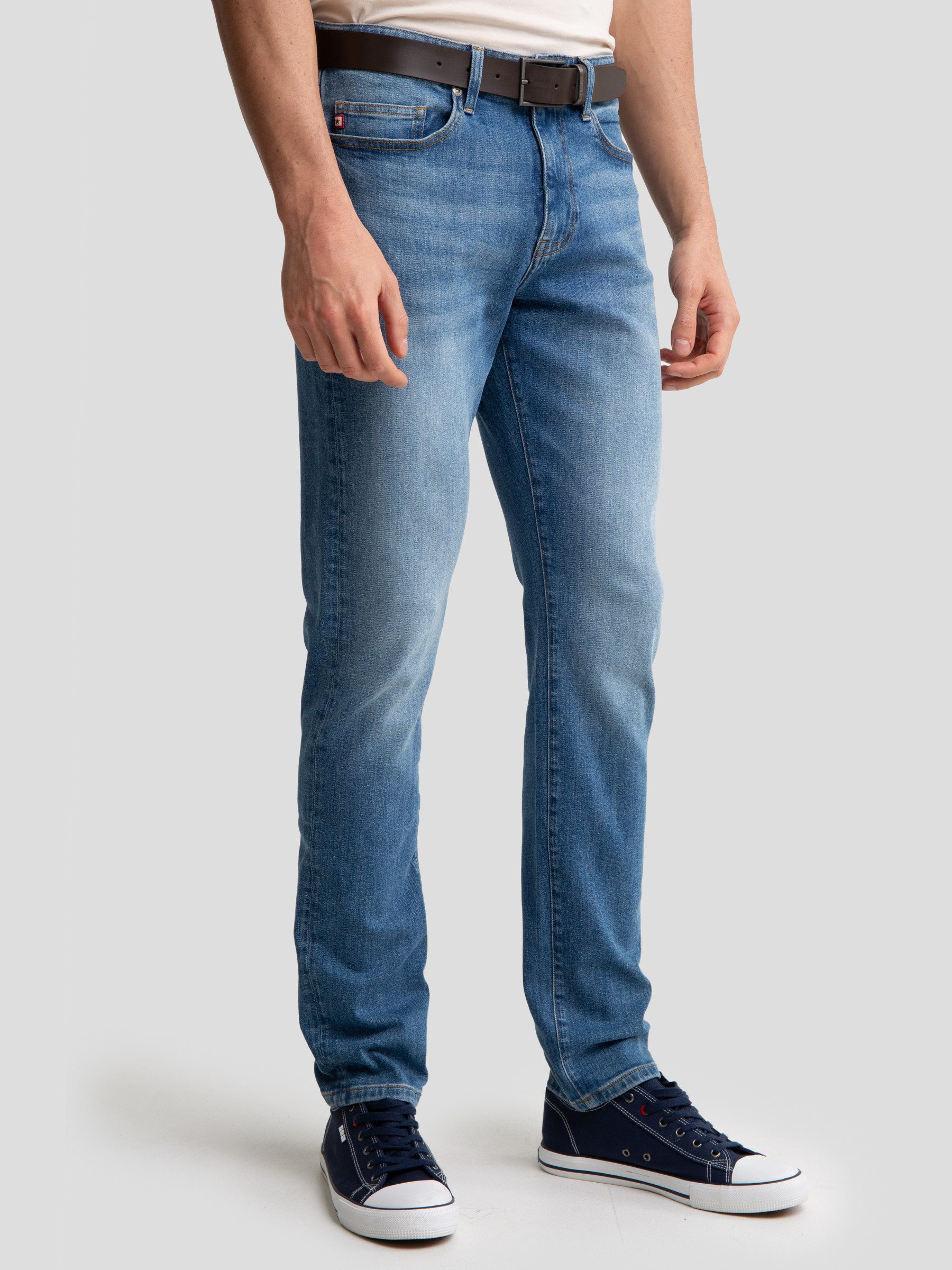 BIG STAR Tapered-fit-Jeans HARPER hohe Leibhöhe günstig online kaufen