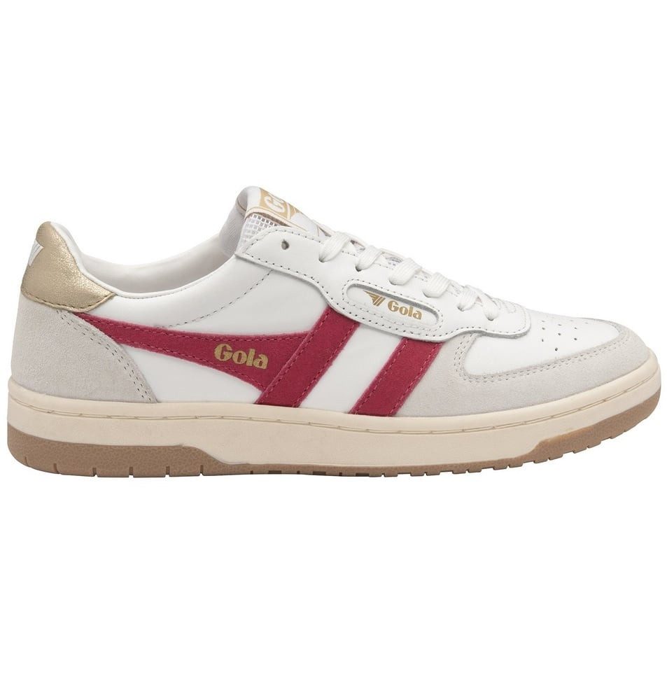 Gola Hawk weiss/rot/gold Damen Sneaker
