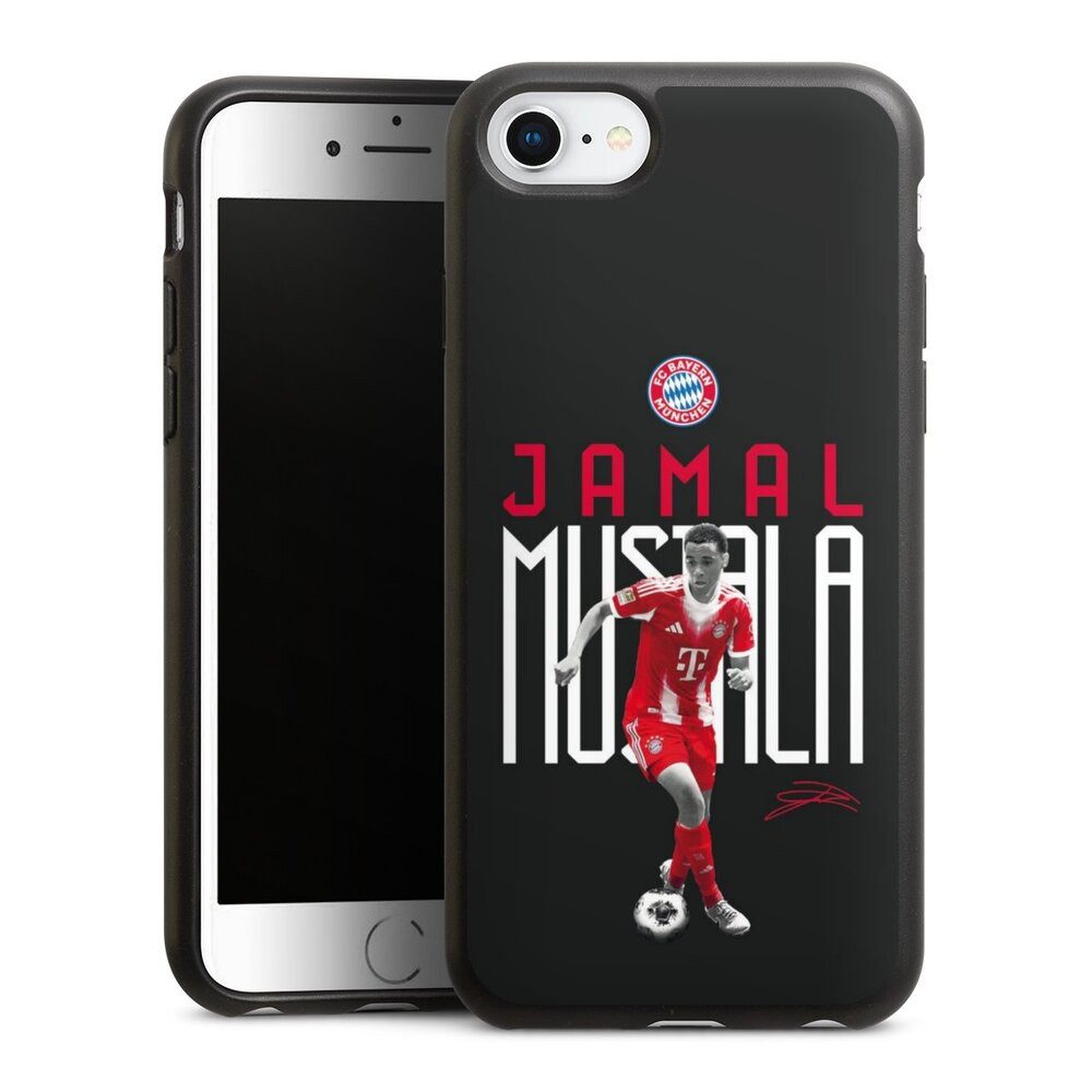 DeinDesign Handyhülle FC Bayern München Jamal Musiala Offizielles Lizenzprodukt, Apple iPhone 8 Organic Case Bio Hülle Эко-товарe Handyhülle