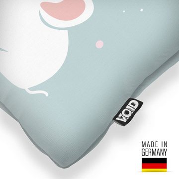 Kissenbezug, VOID (1 Stück), Sofa-Kissen Elefant Herz Baby Kinder Knuddeln Babyzimmer Kinderzimmer süß Ballon Deko Dekoration Tiere Benjamin Sterne Skandinavisch Design