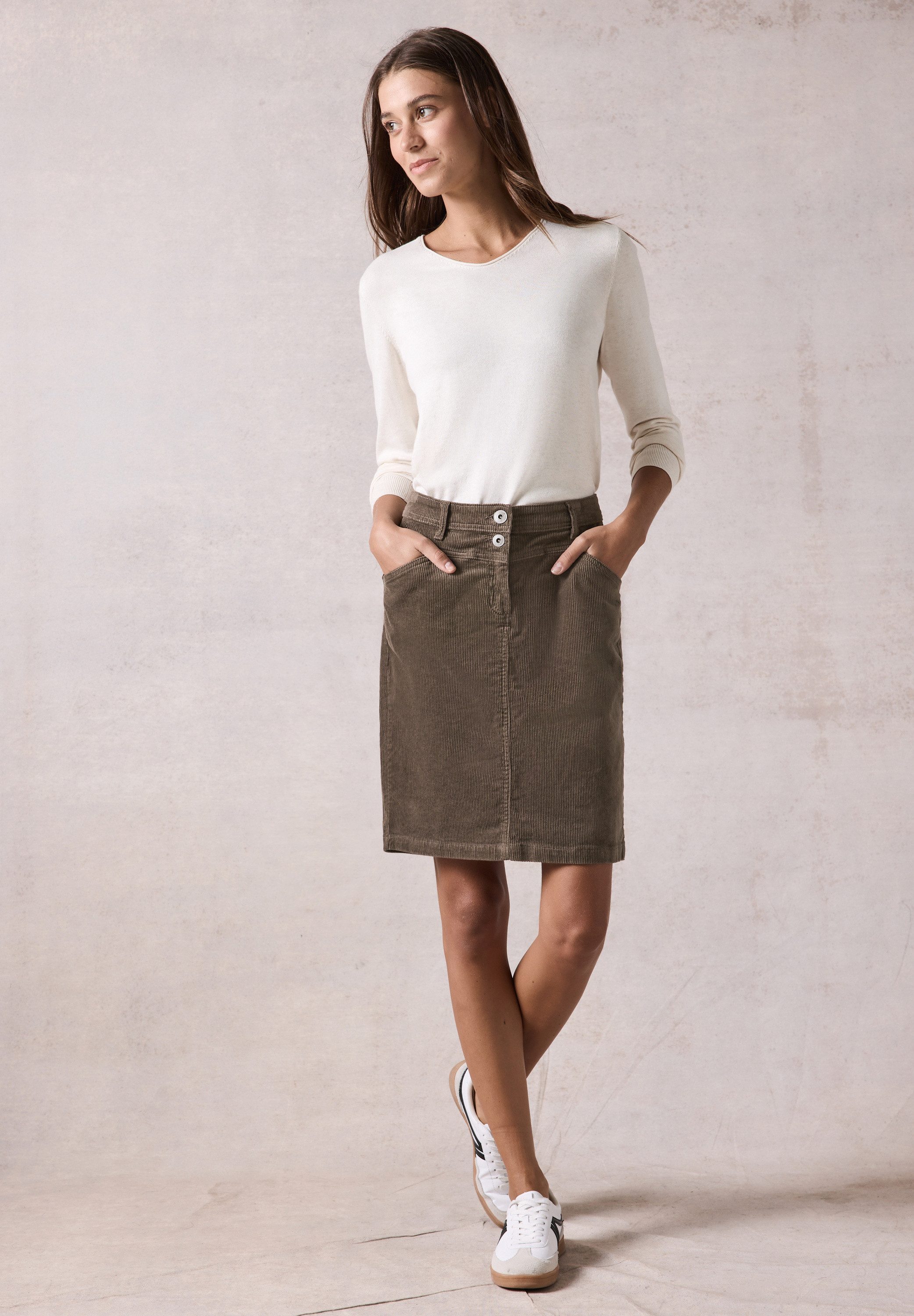 CECIL Minirock mit Schlitz