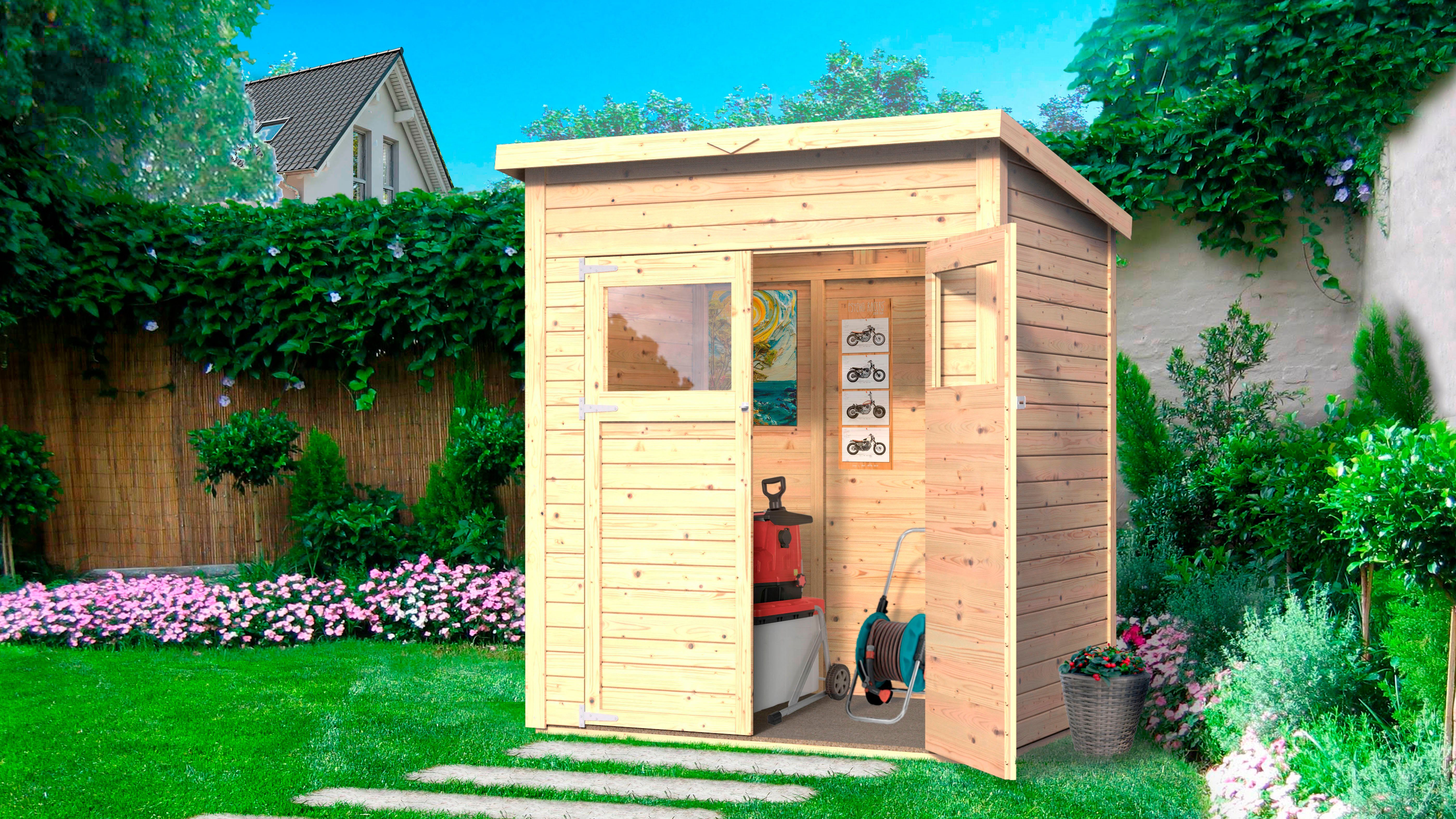 KONIFERA Gartenhaus Amrum 1, BxT: 191x139 cm, Inklusive Fussboden