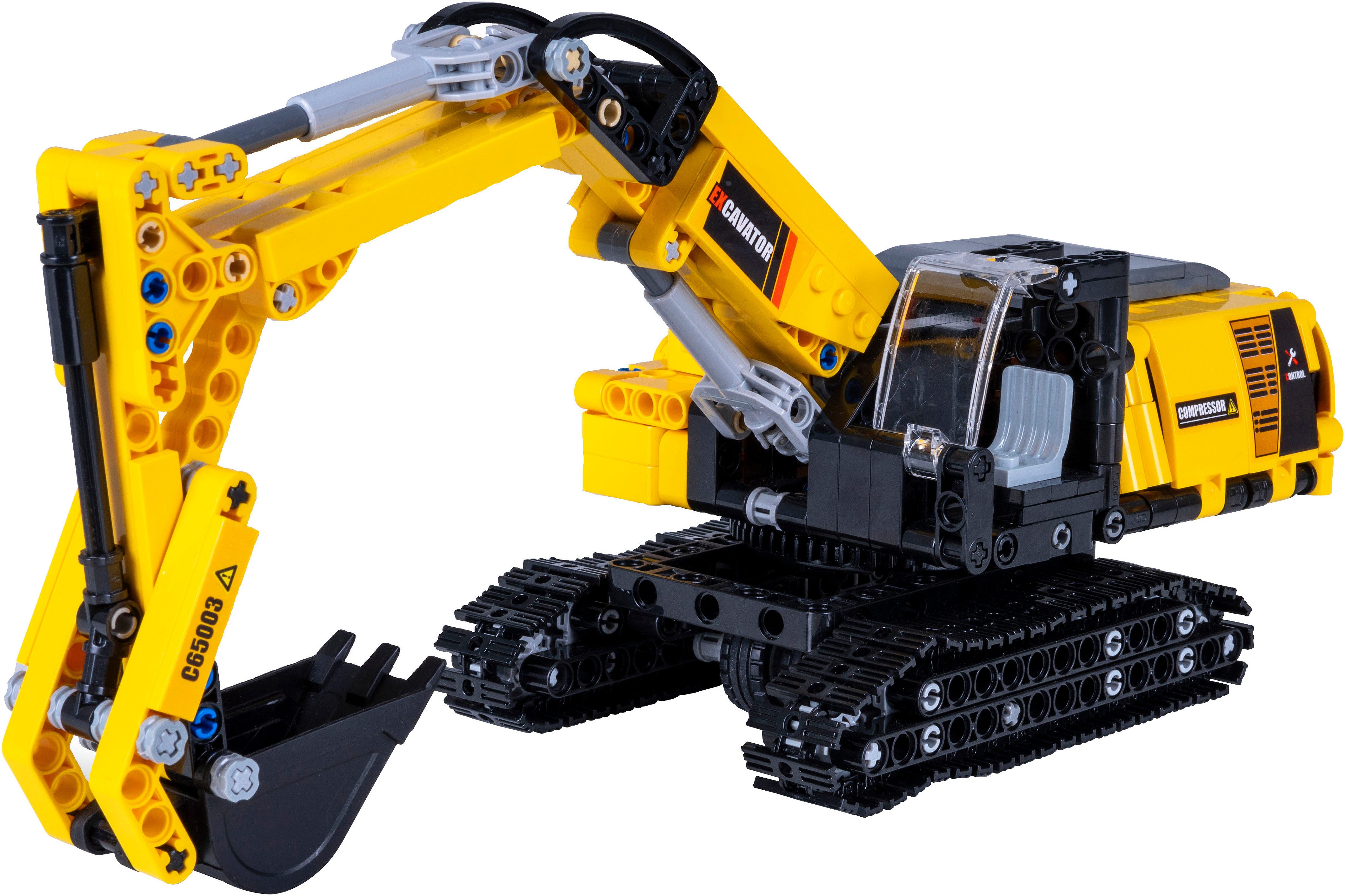 Jamara CaDA, Bricks, Bagger (402850) Konstruktions-Spielset, (467 St)