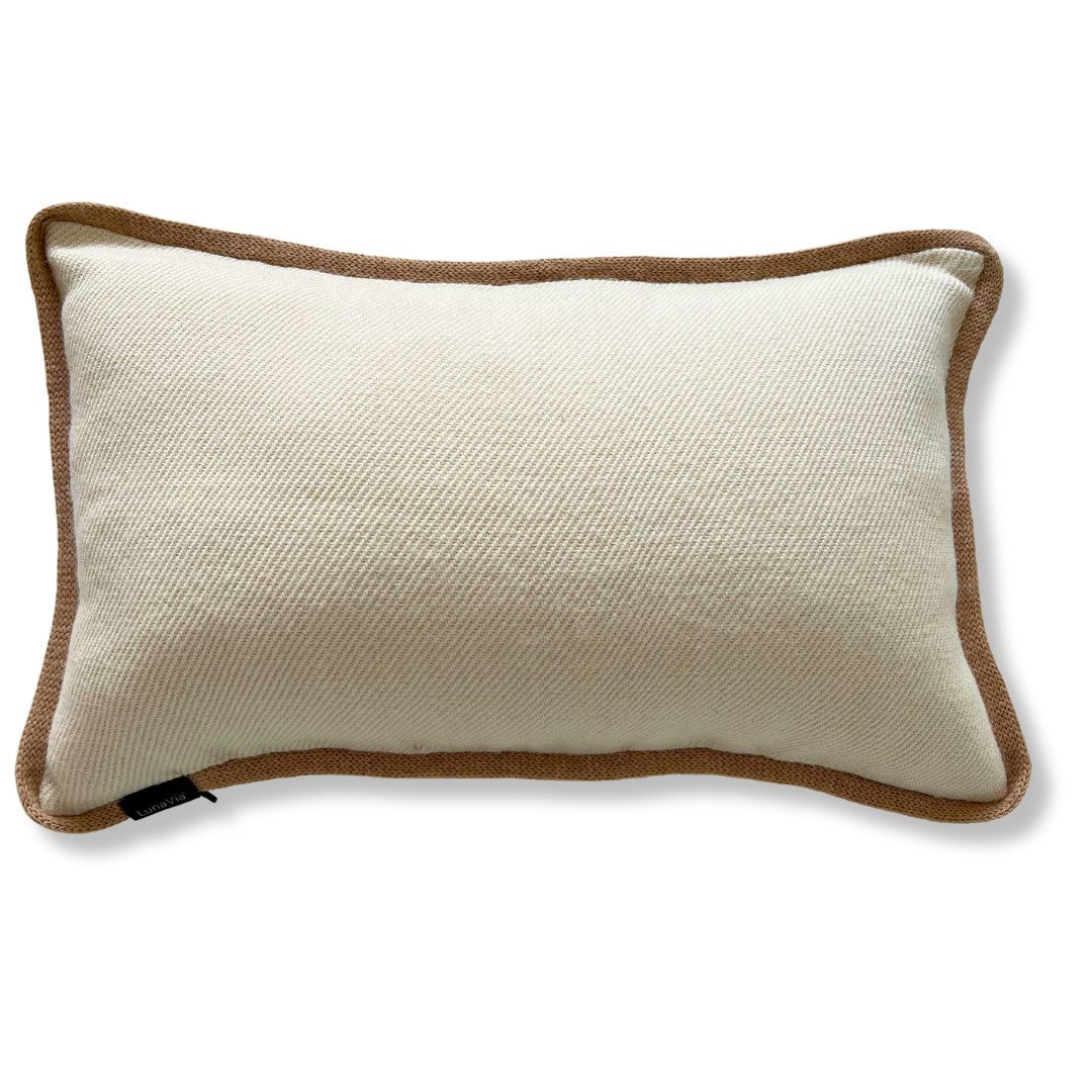 LunaVia Dekokissen SUENO, 100% Wolle-Alpaka, außergewöhnliche Wärme, weiche Haptik