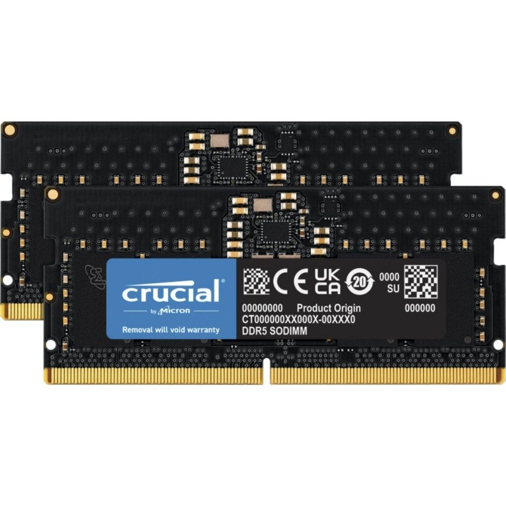 Crucial 16GB Crucial DDR5-4800 SO-DIMM RAM Notebook Speicher Kit Arbeitsspeicher