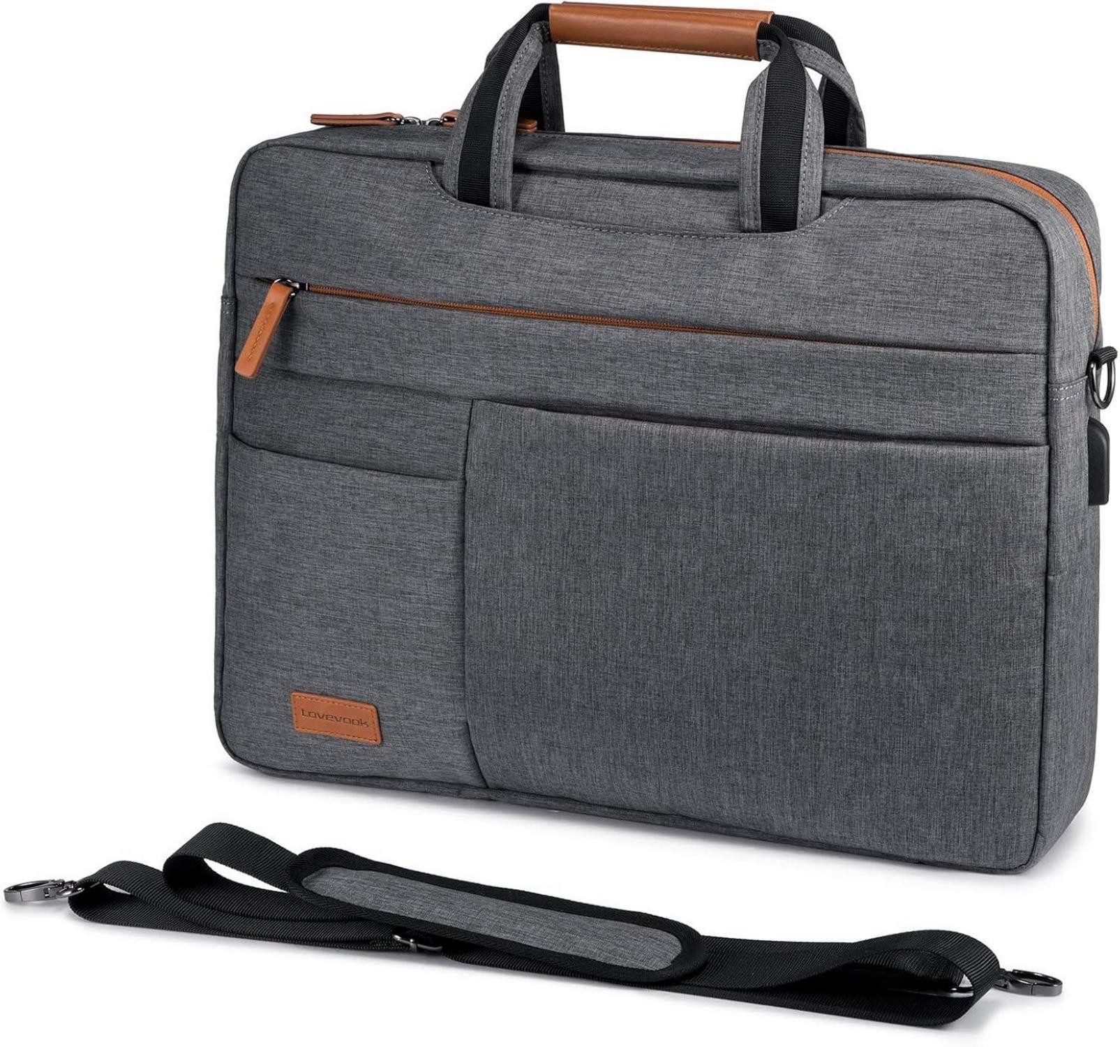 LuxusKollektion Laptoptasche Wasserdichte Laptop Tasche 15.6 Zoll Aktentasche Herren Schultertasche