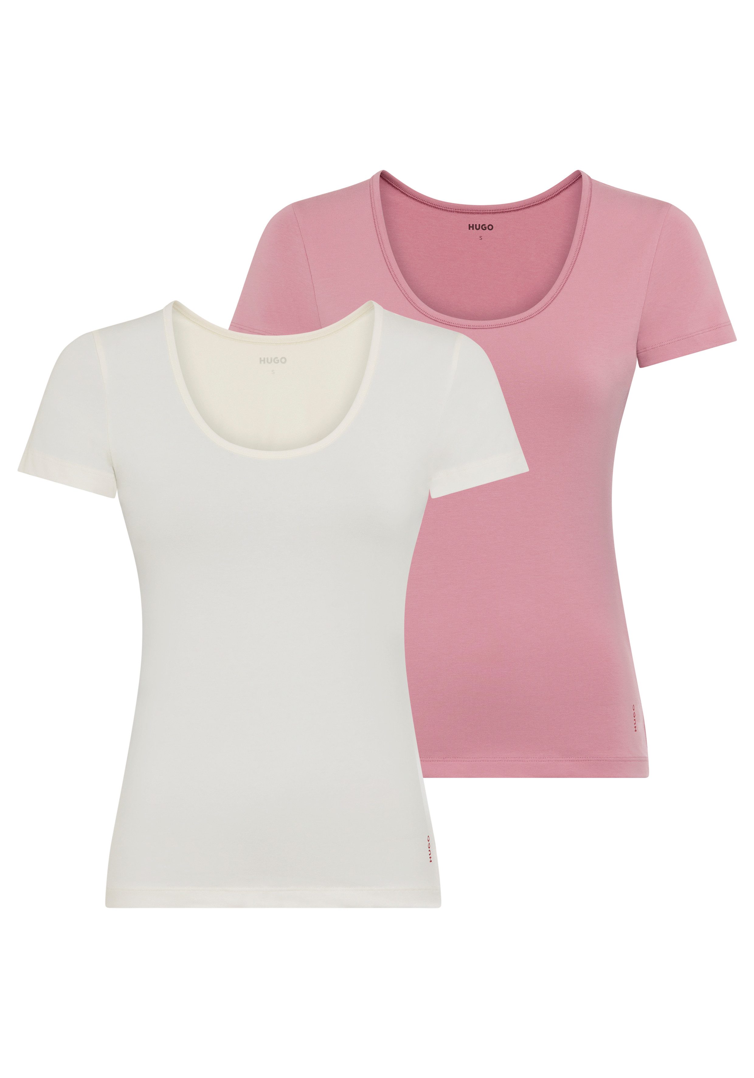 HUGO T-Shirt (2-tlg) regular fit, Rundhals günstig online kaufen
