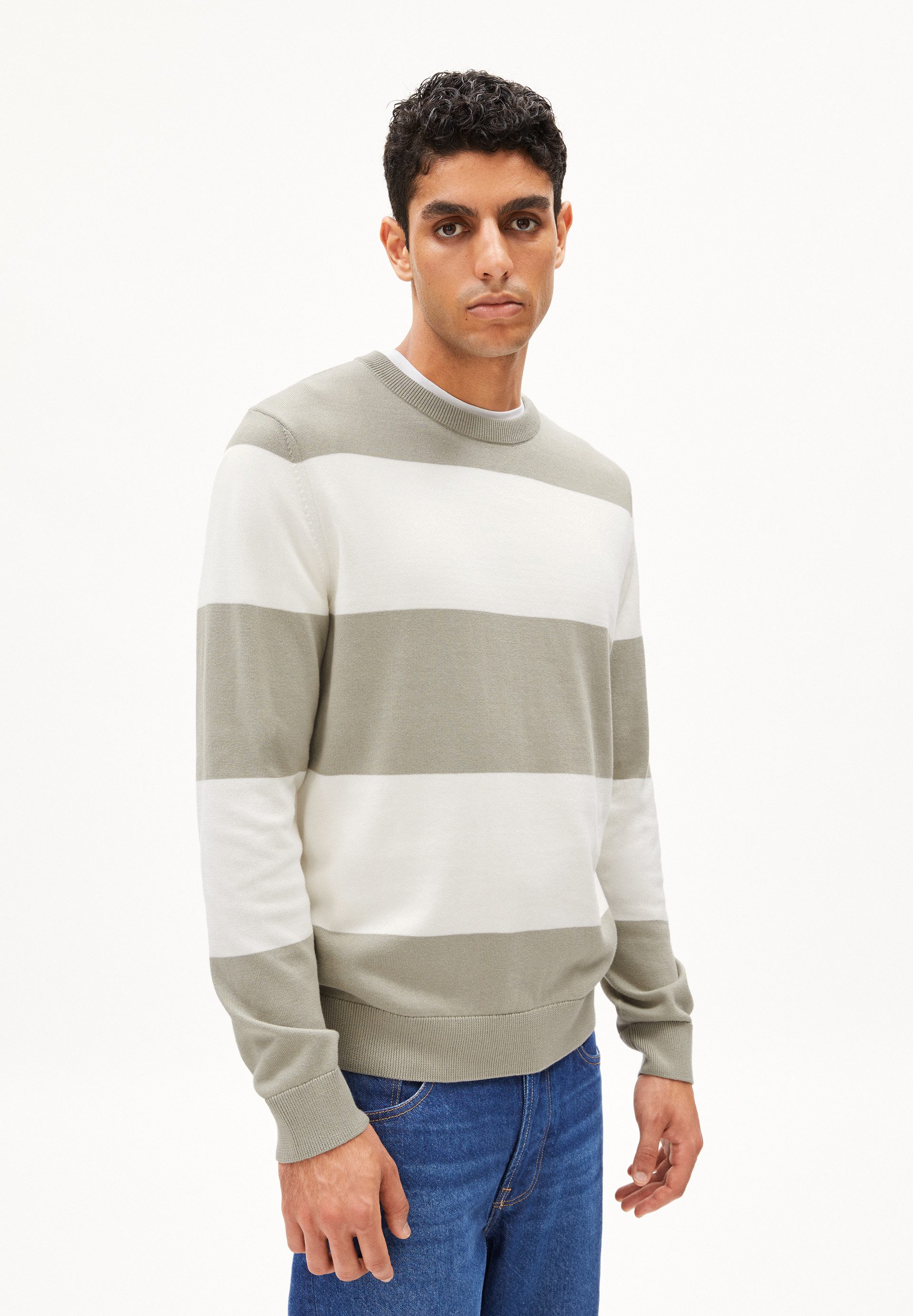 Strickpullover LOUKAA STRIPES Pullover aus Bio-Baumwolle