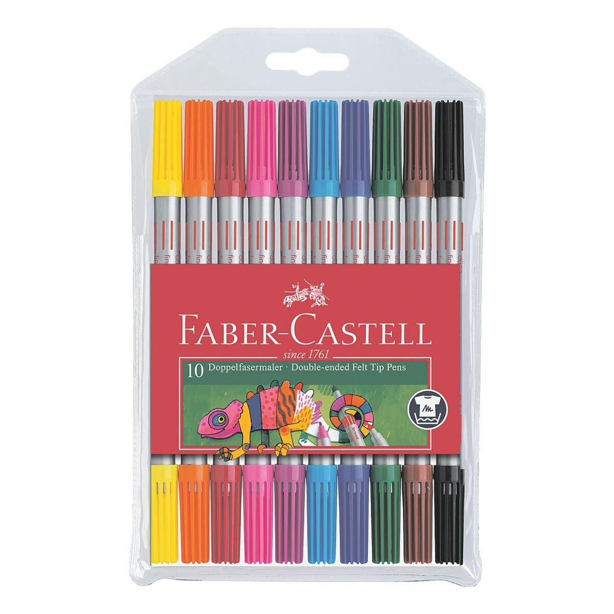 unterschiedlichen Faber-Castell Filzstift, mit zwei (10-tlg), Spitzen