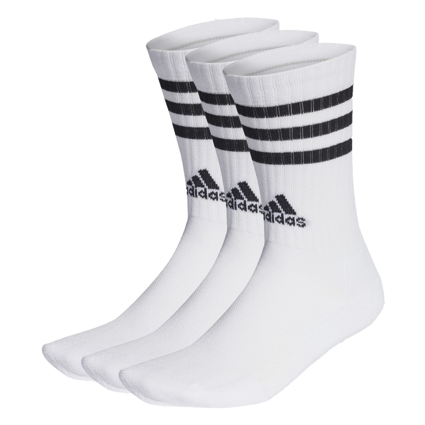 adidas Performance Sportsocken Crew 3-Streifen Cushioned (Fußgewölbeunterst günstig online kaufen