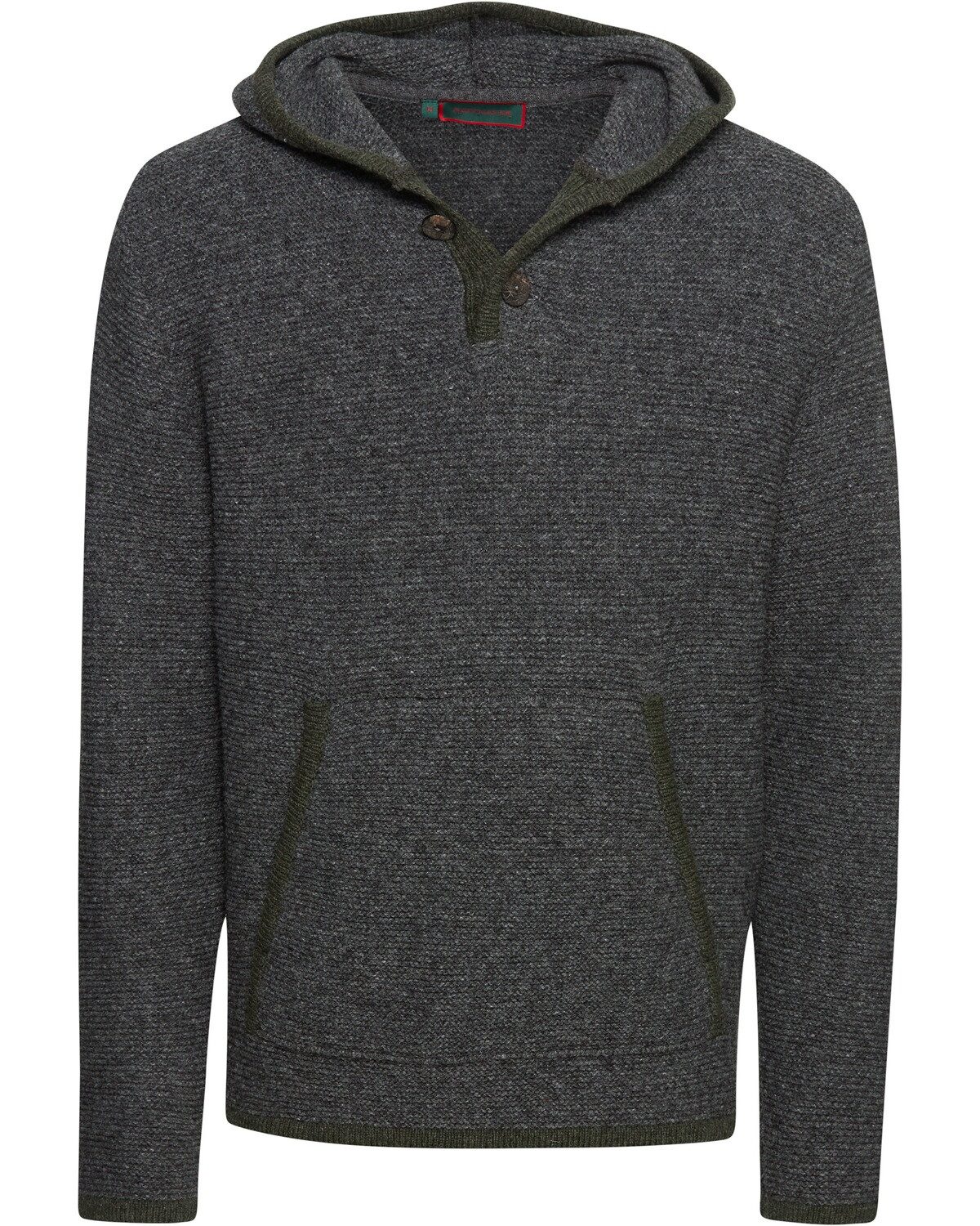 Reitmayer Strickpullover Kapuzenpullover mit Knöpfen günstig online kaufen