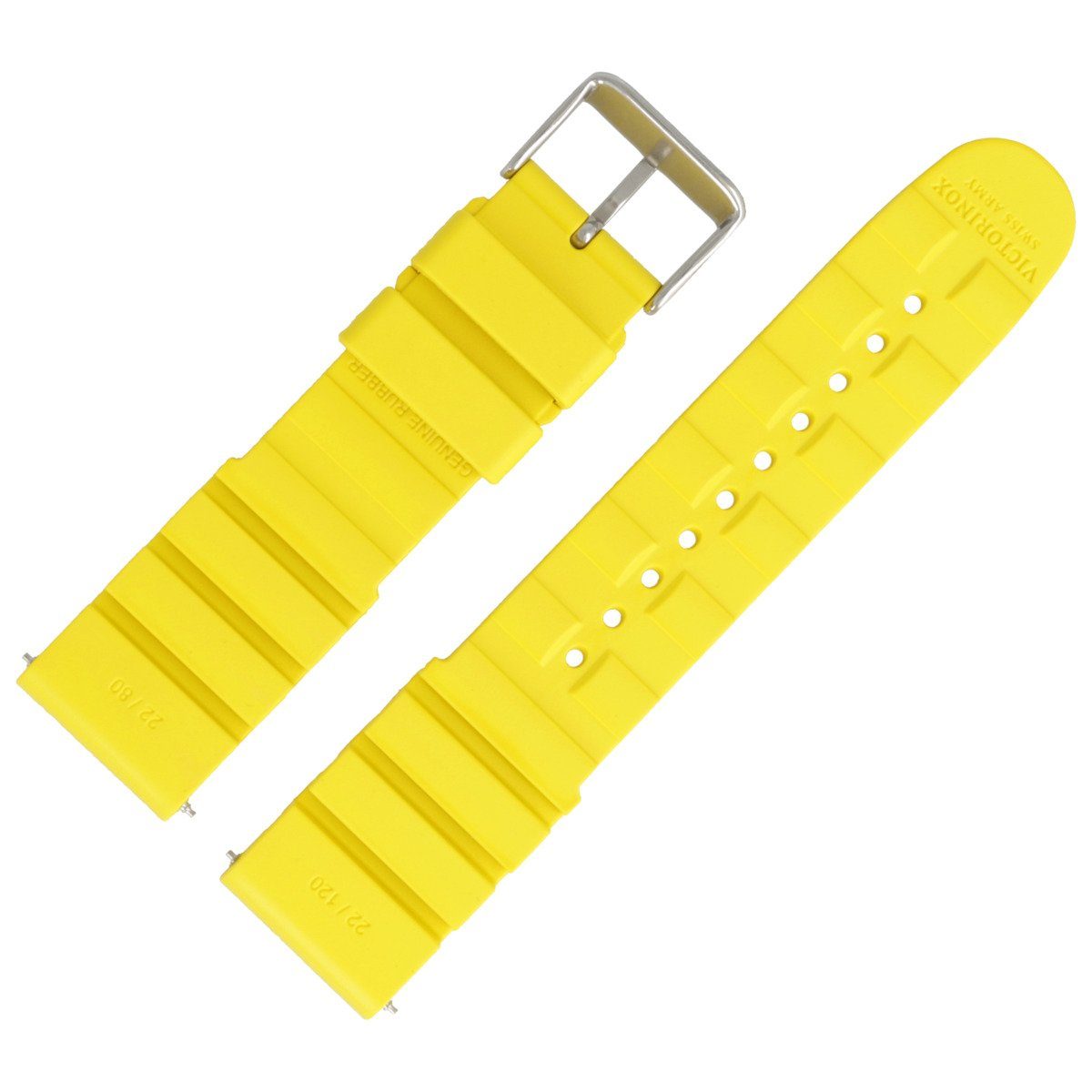 Victorinox Uhrenarmband 22mm Kunststoff Gelb 005329