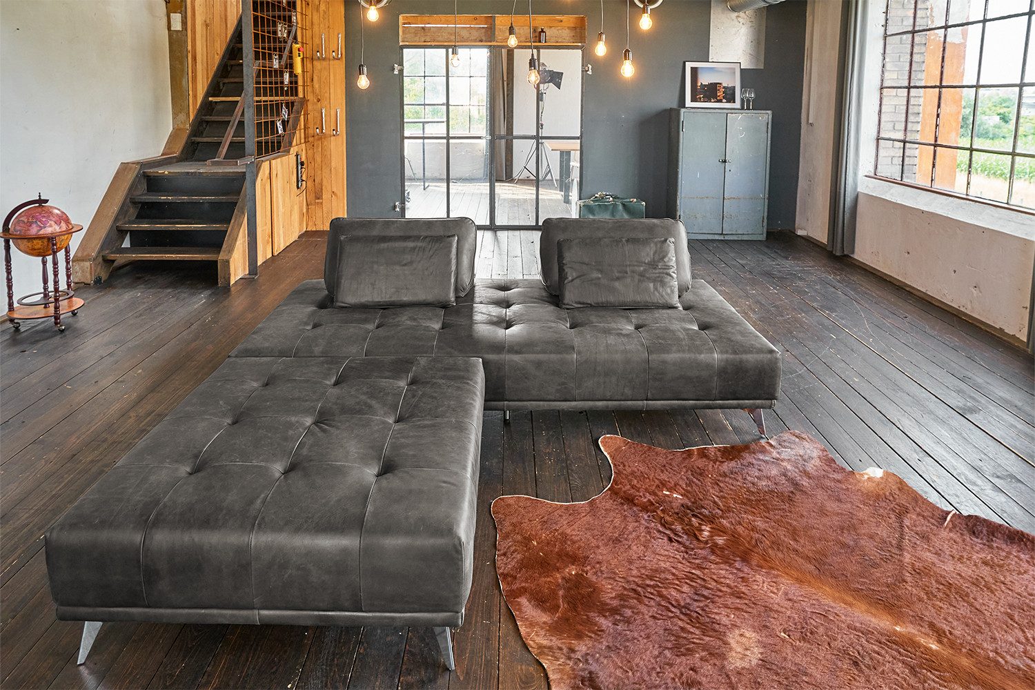 KAWOLA Schlafsofa WIOLO, Daybed Leder, mit günstig online kaufen