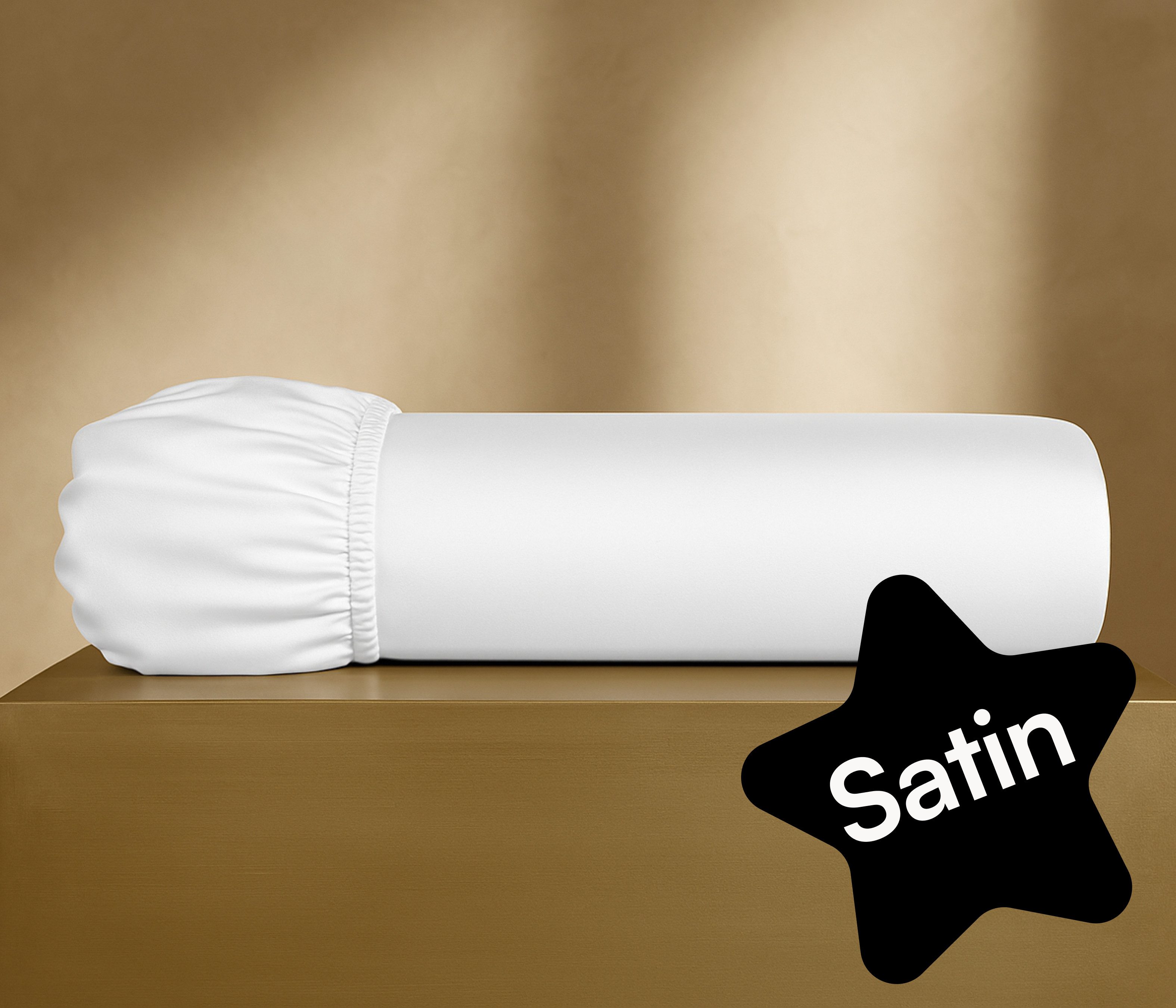 Seralino Spannbettlaken Mako Satin Spannbetttuch (100% günstig online kaufen