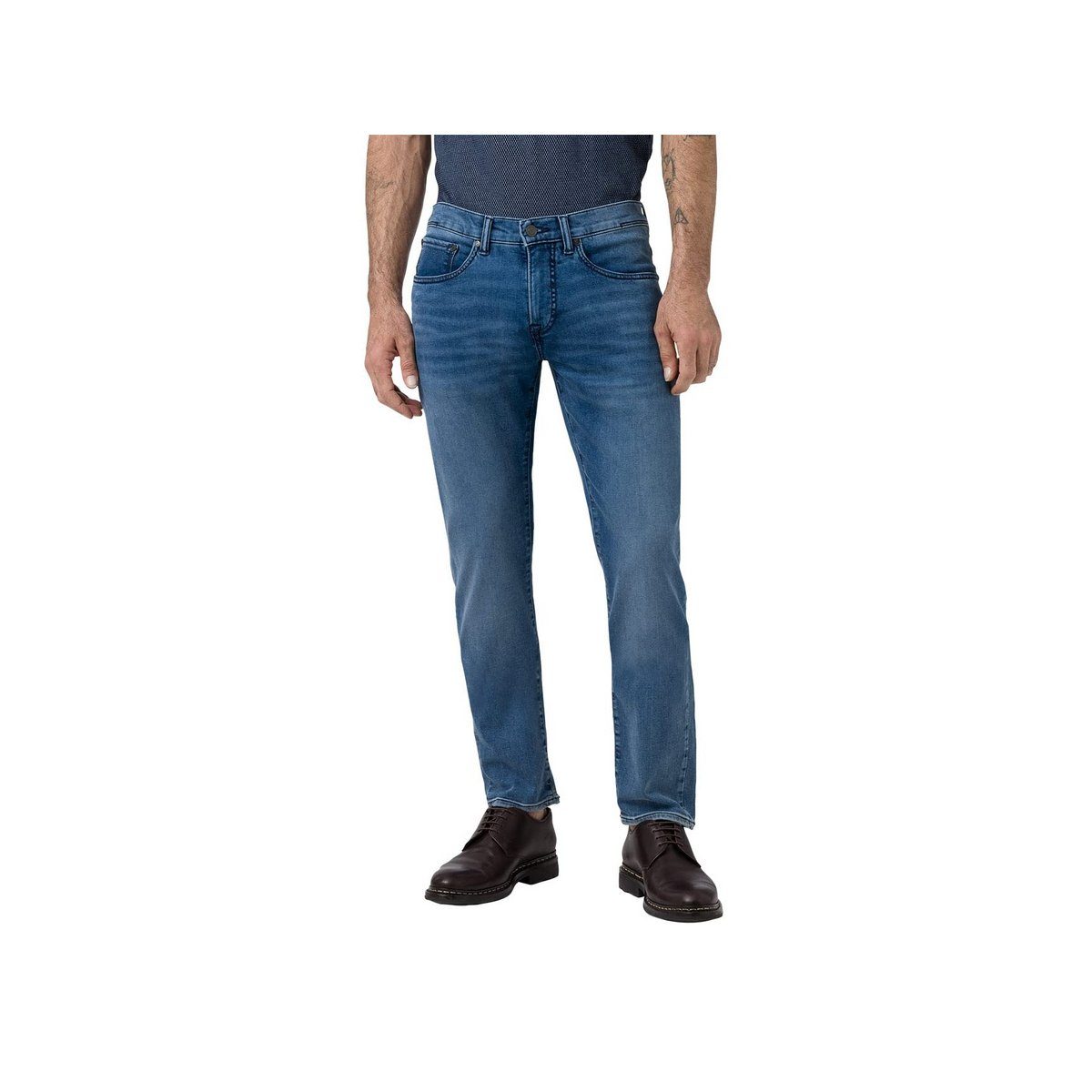 Pierre Cardin 5-Pocket-Jeans blau (1-tlg) | Straight-Fit Jeans