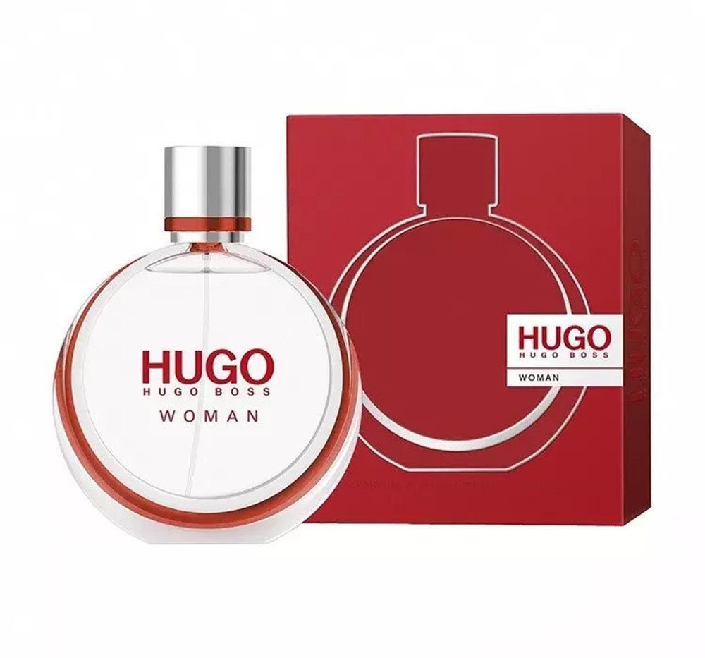 BOSS Eau de Parfum Hugo Woman, Glasflakon, Parfüm EDP, Damenduft