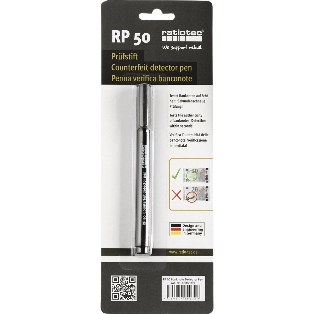 RATIOTEC Geldscheinprüfgerät Ratiotec RP 50 Geldscheinprüfstift