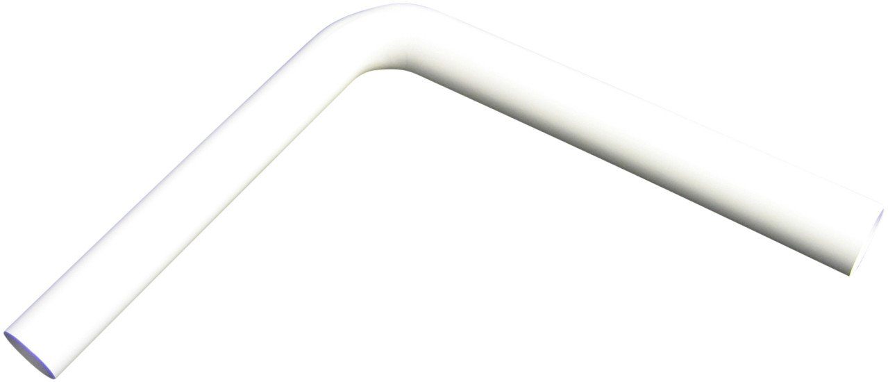 Wisa Spülrohr Wisa Spülrohrbogen 90° PVC, weiß