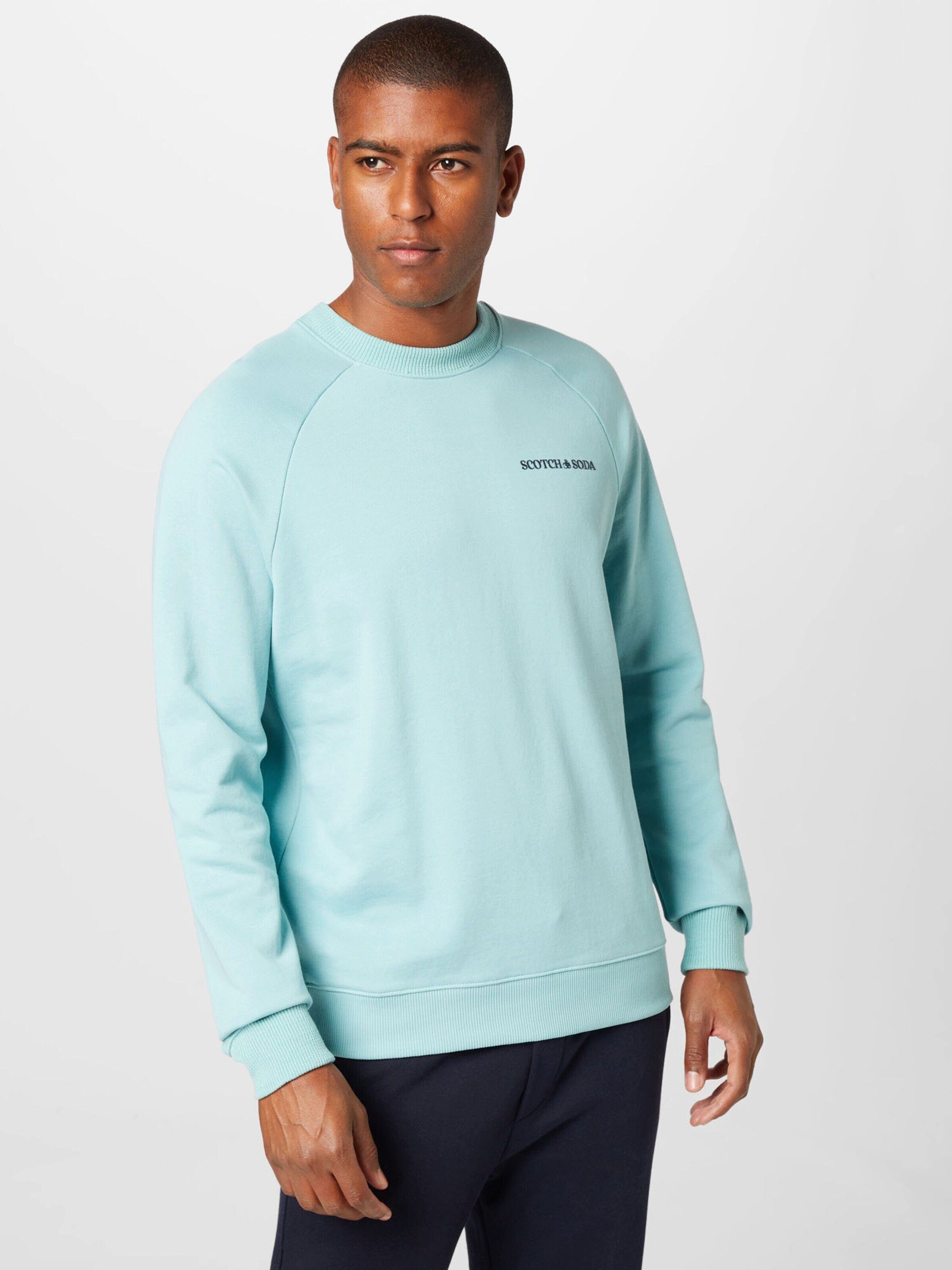 Scotch & Soda Sweatshirt (1-tlg) Türkis