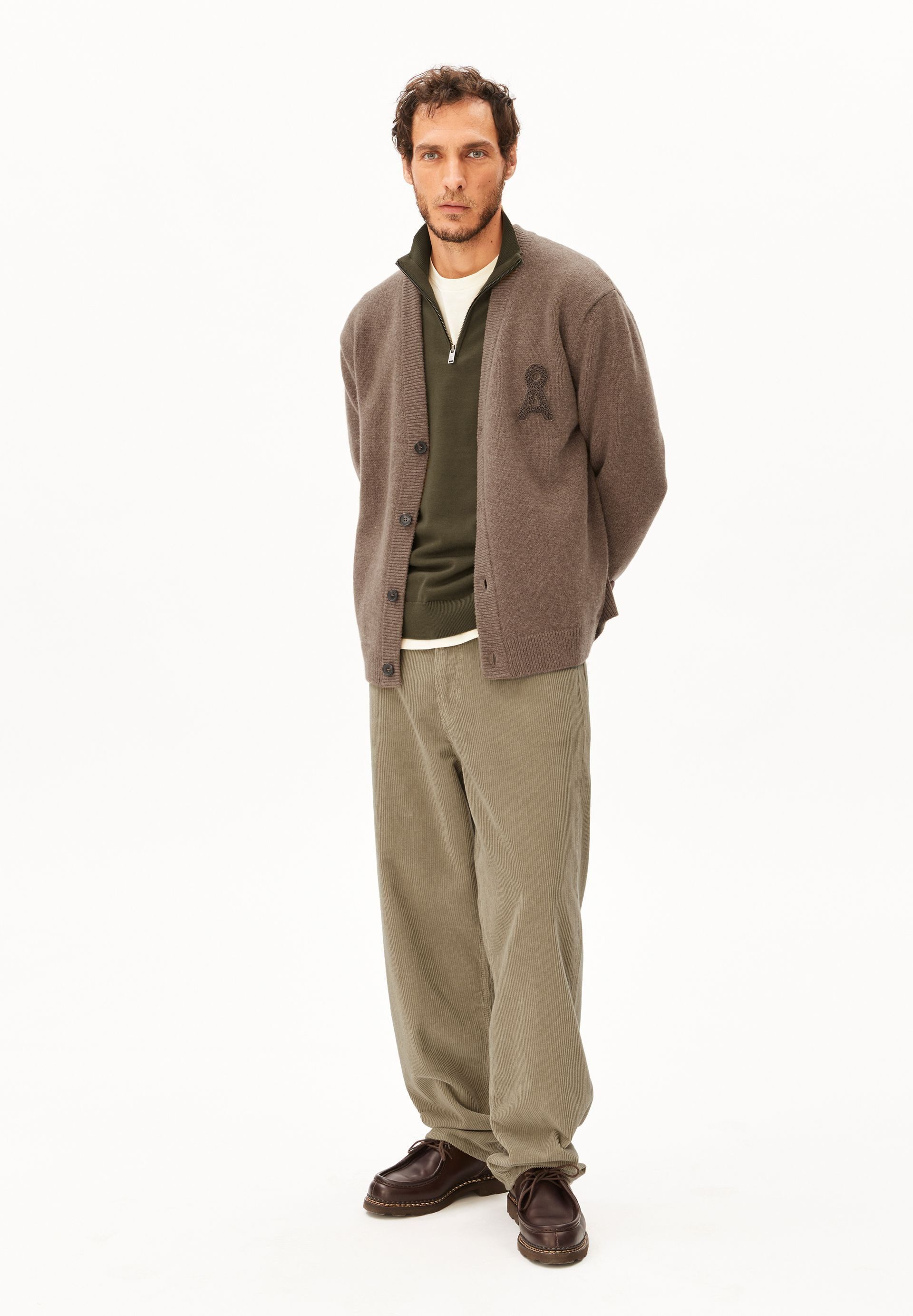 Armedangels Cardigan REC KNIT Strickjacke aus 100% recycelter Wolle (Relaxed Fit)