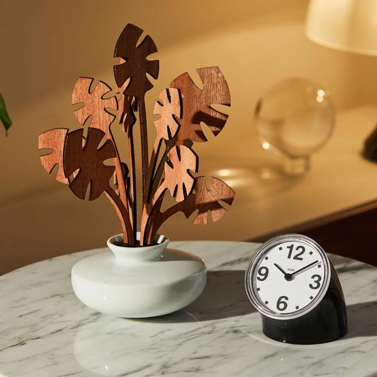 Alessi Tischuhr Tischuhr CRONOTIME, schwarz
