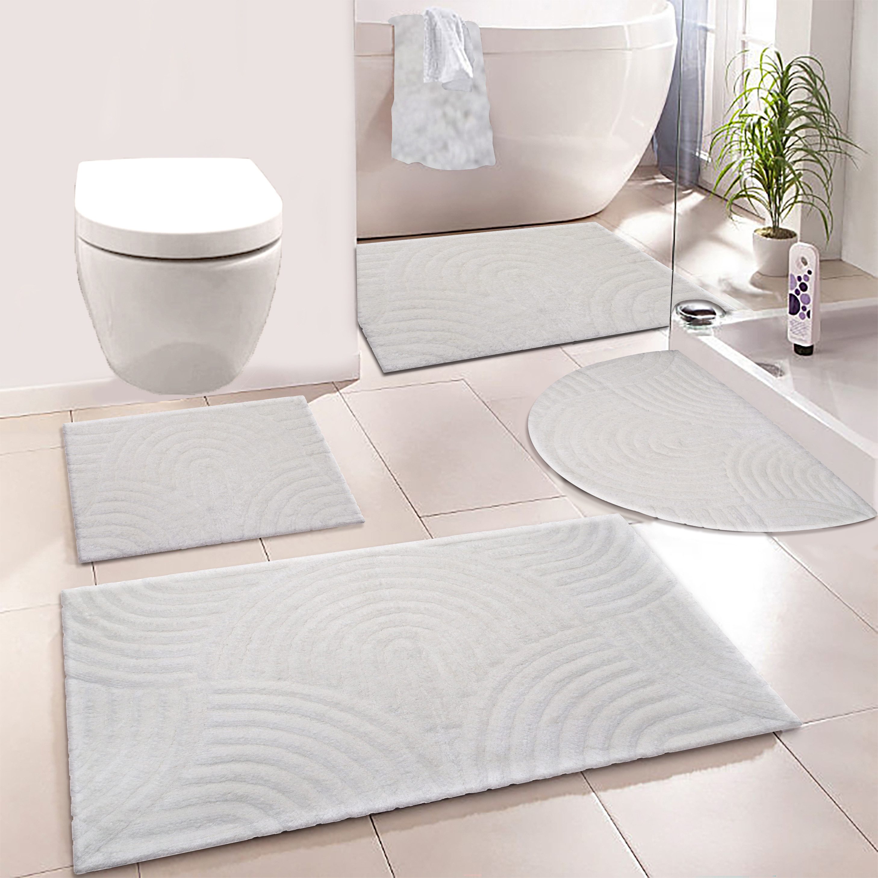 my home Badematte Juna, Badvorleger, Badezimmer günstig online kaufen