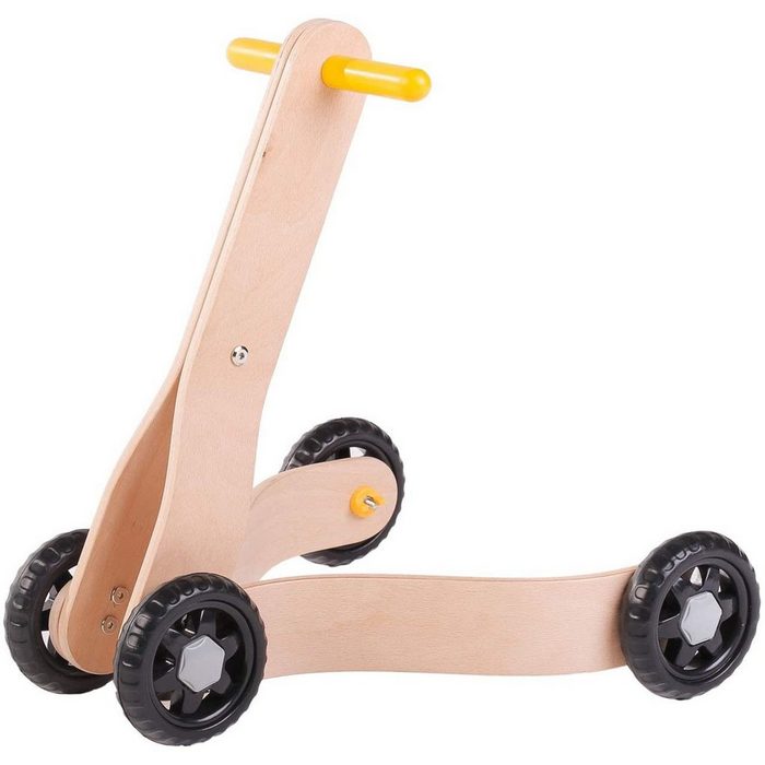 LeNoSa Lauflernwagen Mamatoyz Baby-Walker • faltbarer Gehfrei Laufwagen • Holz Lauflernhilfe für Kinder