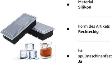 RefinedFlare Eiswürfelform Stapelbare BPA-freie Eiswürfelbehälter mit Deckel für Whiskey und mehr, (1-tlg)