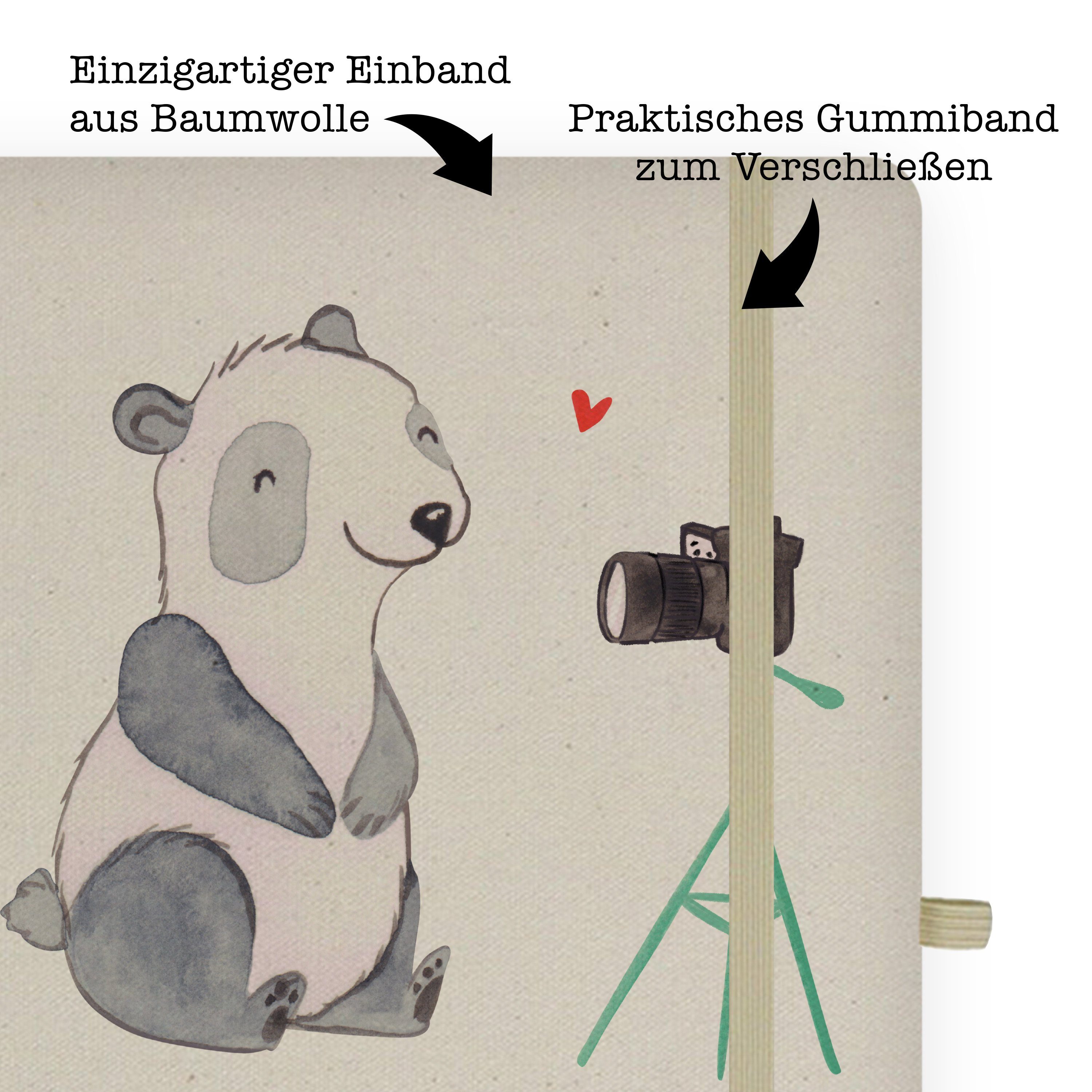 Mr. & Mrs. - Panda Herz Geschenk, Panda Transparent Notizbuch mit Danke, - & Rente, Schreibbu Influencer Mr. Mrs