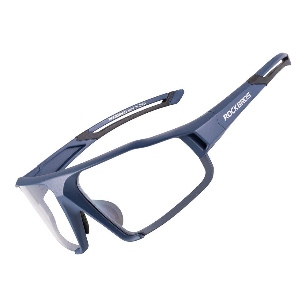 ROCKBROS Fahrradbrille Fahrradbrille Sportbrille, (Spar-Set, 1-St., 155 mm leicht), Selbsttönend, UV400, beschlagfrei, 25 g leicht
