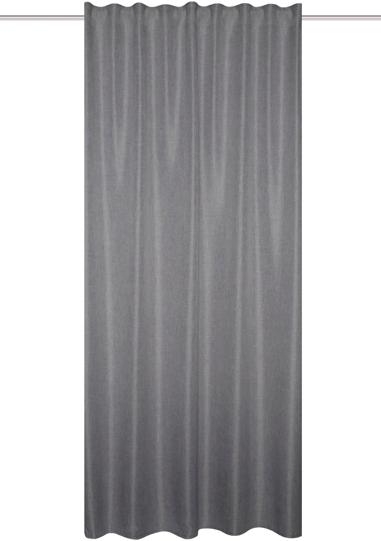 Gardine OXFORD, HOME WOHNIDEEN, blickdicht, blickdicht Multifunktionsband Voile, St), grau (1