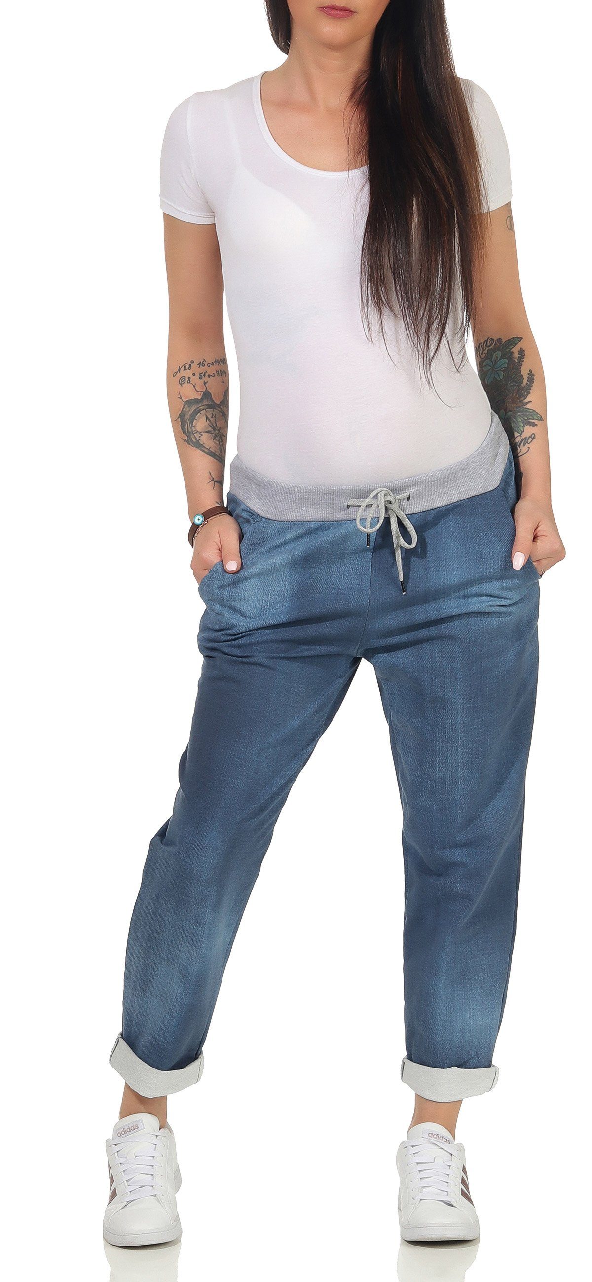 simaranda Jogginghose Damen Jogginghose 29 Dunkelblau Uni / One Size 36-40 günstig online kaufen