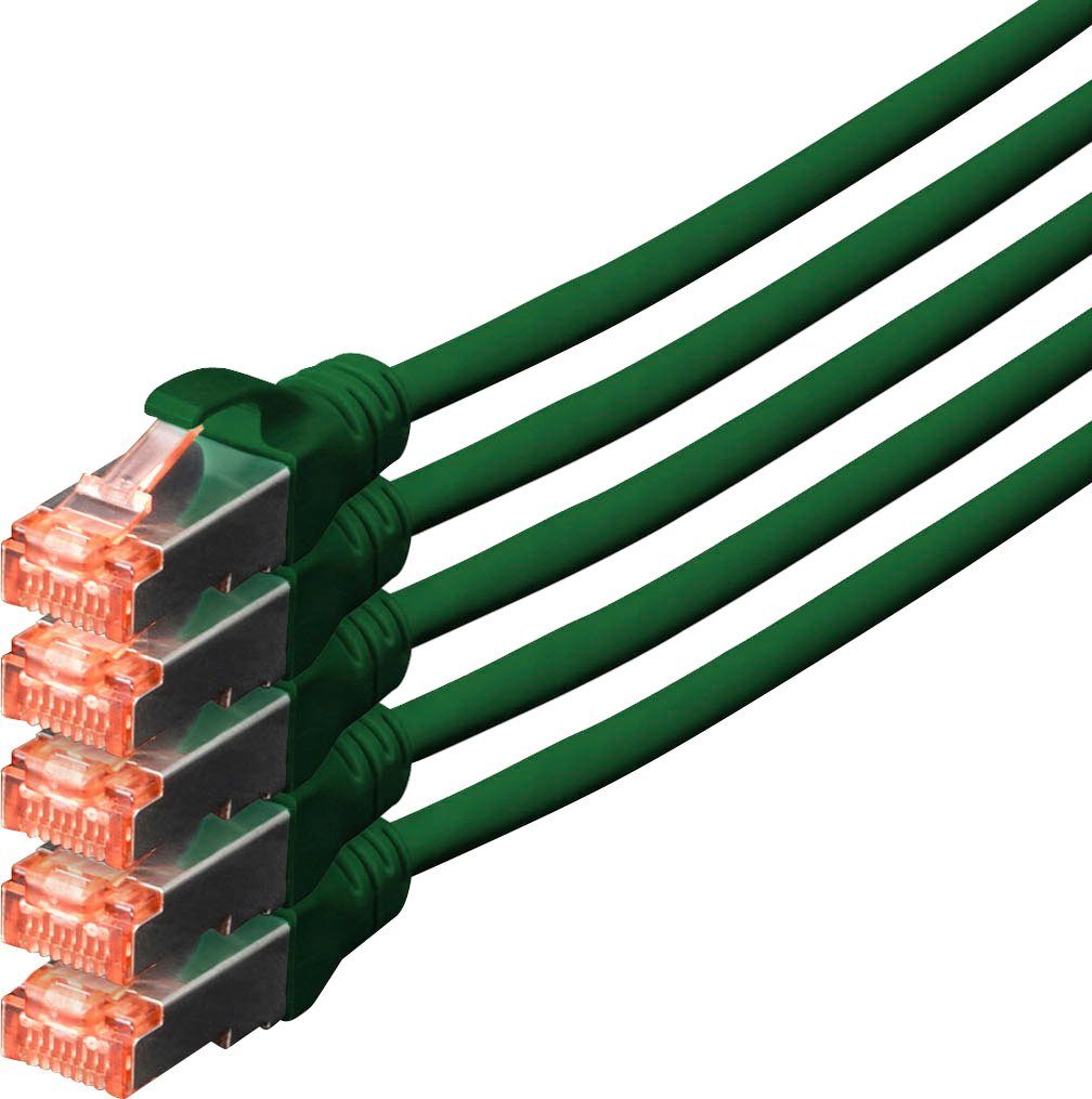 Digitus Twisted Pair Patchkabel - Kategorie 6A Klasse EA - S/FTP LAN-Kabel,  RJ-45 (Ethernet) (1000 cm)