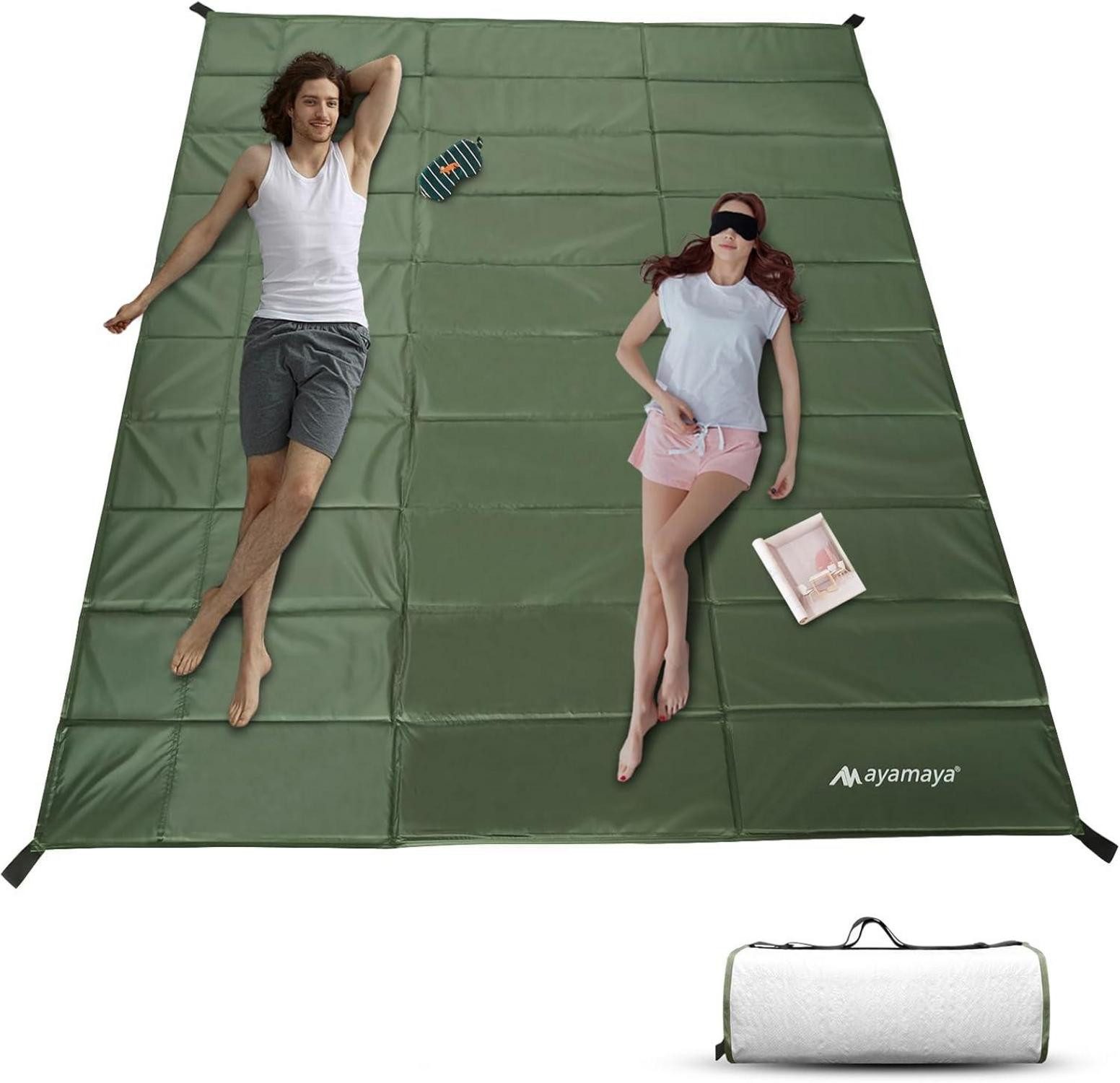 LuxusKollektion Campingstuhl Isomatte für 4-6 Personen Zelt Wasserdicht Wurfzelt Camping