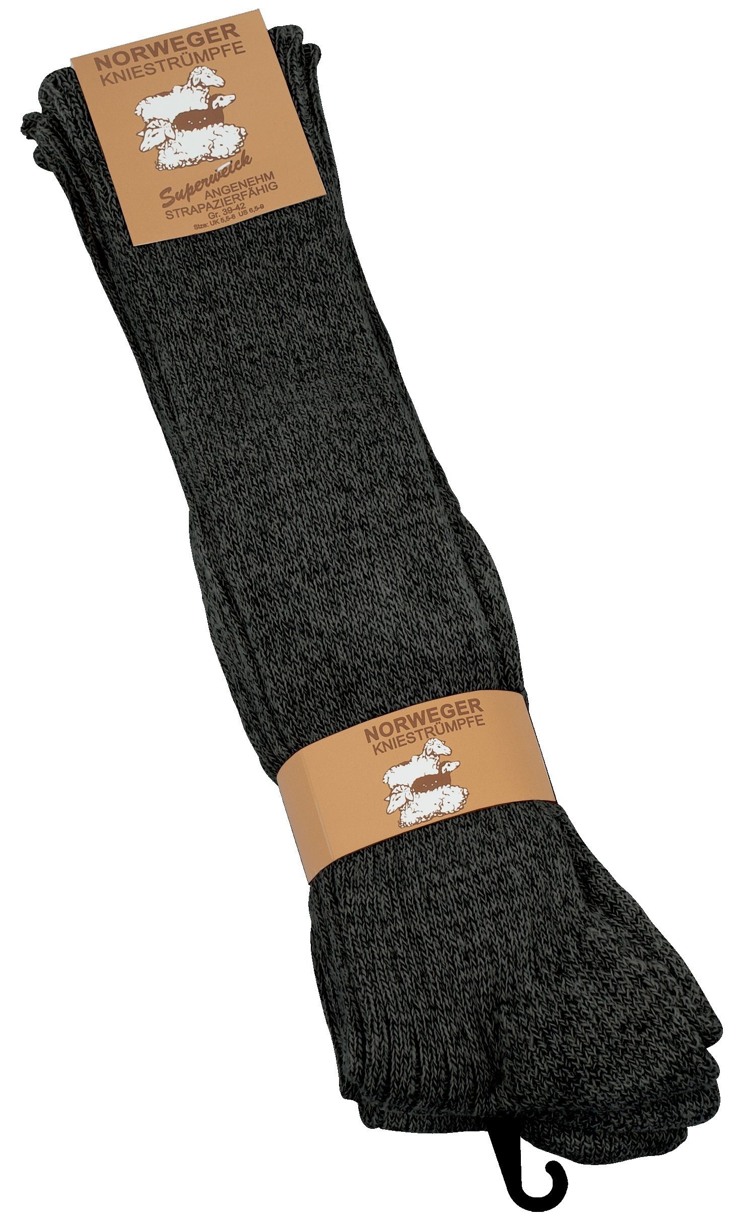 Cotton Prime® Kniestrümpfe Herren Wollkniestrümpfe (3-Paar) mit Plüschsohle günstig online kaufen