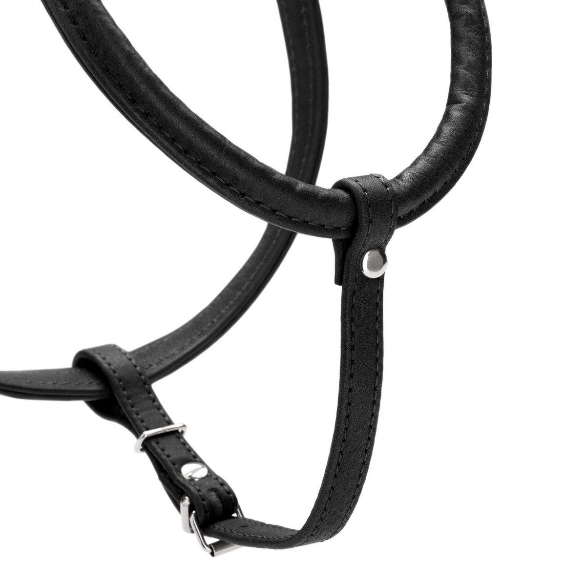 Hunter Tierbedarf Hunde-Geschirr Geschirr Round & Soft Canadian Up schwarz günstig online kaufen