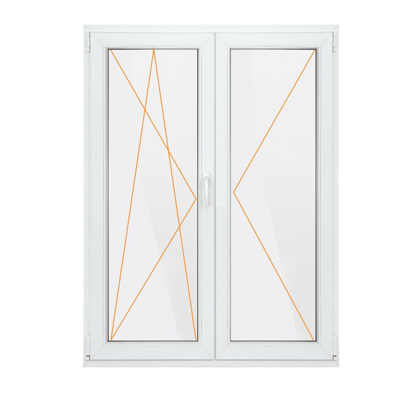 SN DECO GROUP Kunststofffenster Fenster 2 günstig online kaufen