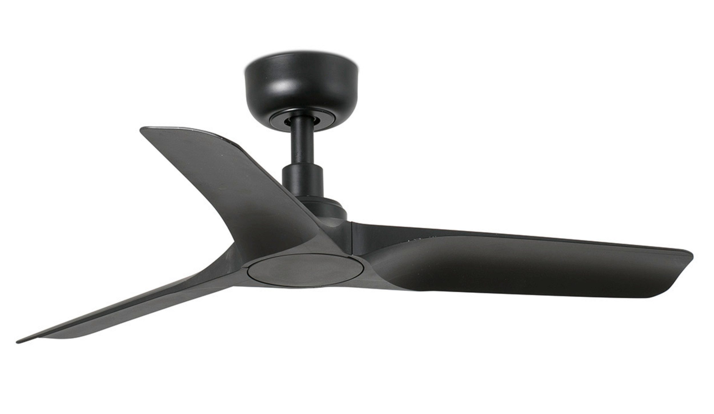 FARO Barcelona Deckenventilator DC Deckenventilator Hey S Schwarz, Timer