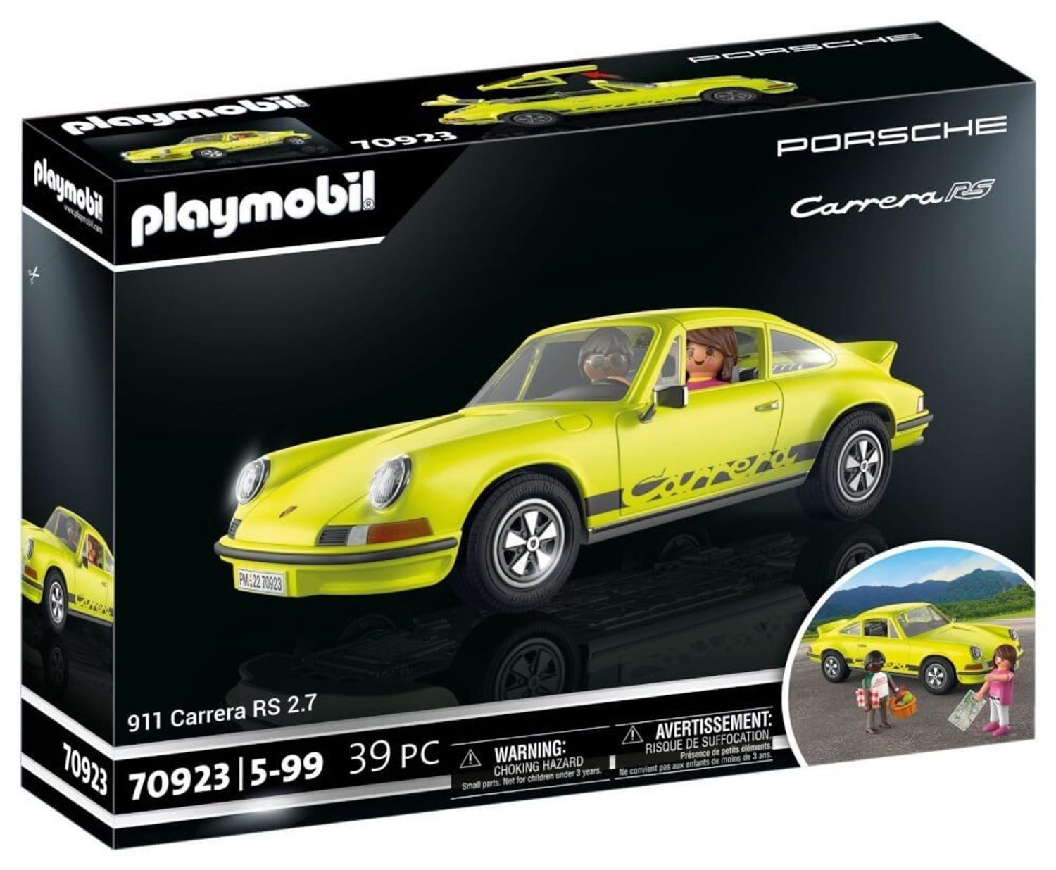 Playmobil® Porsche Porsche 911 Carrera RS 2.7 Konstruktions-Spielset, (Porsche 911 Carrera RS 2.7), Made in Europe